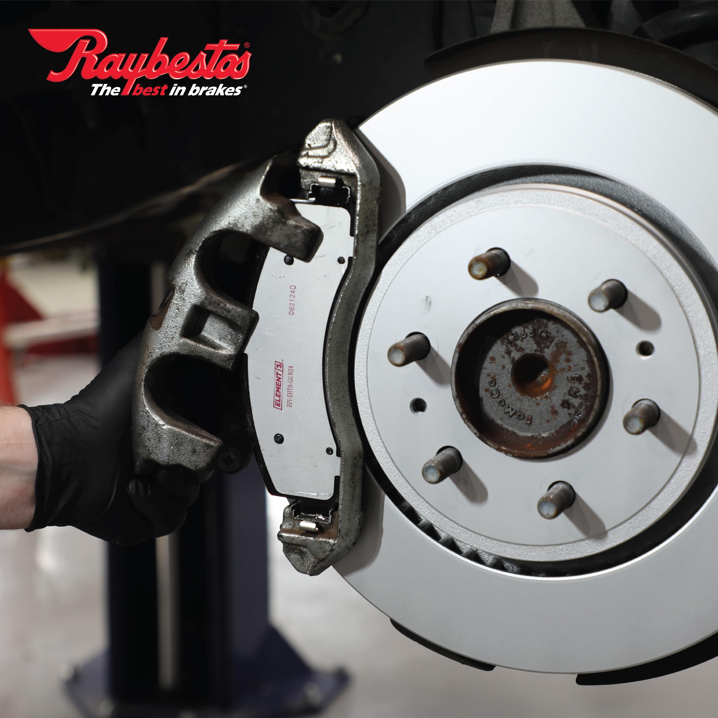 Raybestos Premium Raybestos Element3 EHT Replacement Rear Brake Pad Set for Select Audi A3/A4/A6/A8/Allroad/S6/S8/TT and Volkswa