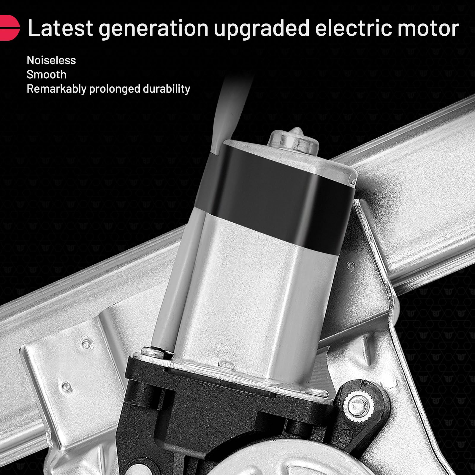 BDFHYK 741-388 Power Window Regulator with Motor Rear Left for 2007-2013 Chevy Silverado 1500 2500 3500 2007-2013 GMC Sierra 150