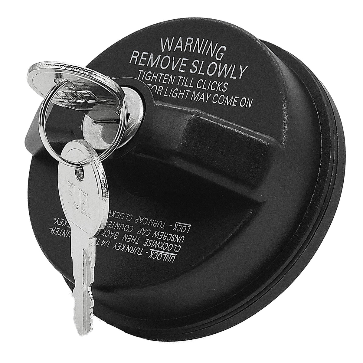 Fokes Locking Gas Cap, Lock Fuel Cap Compatible with 4Runner Tacoma Tundra Acura Honda CRV Infiniti Mazda Nissan Buick Cadillac 