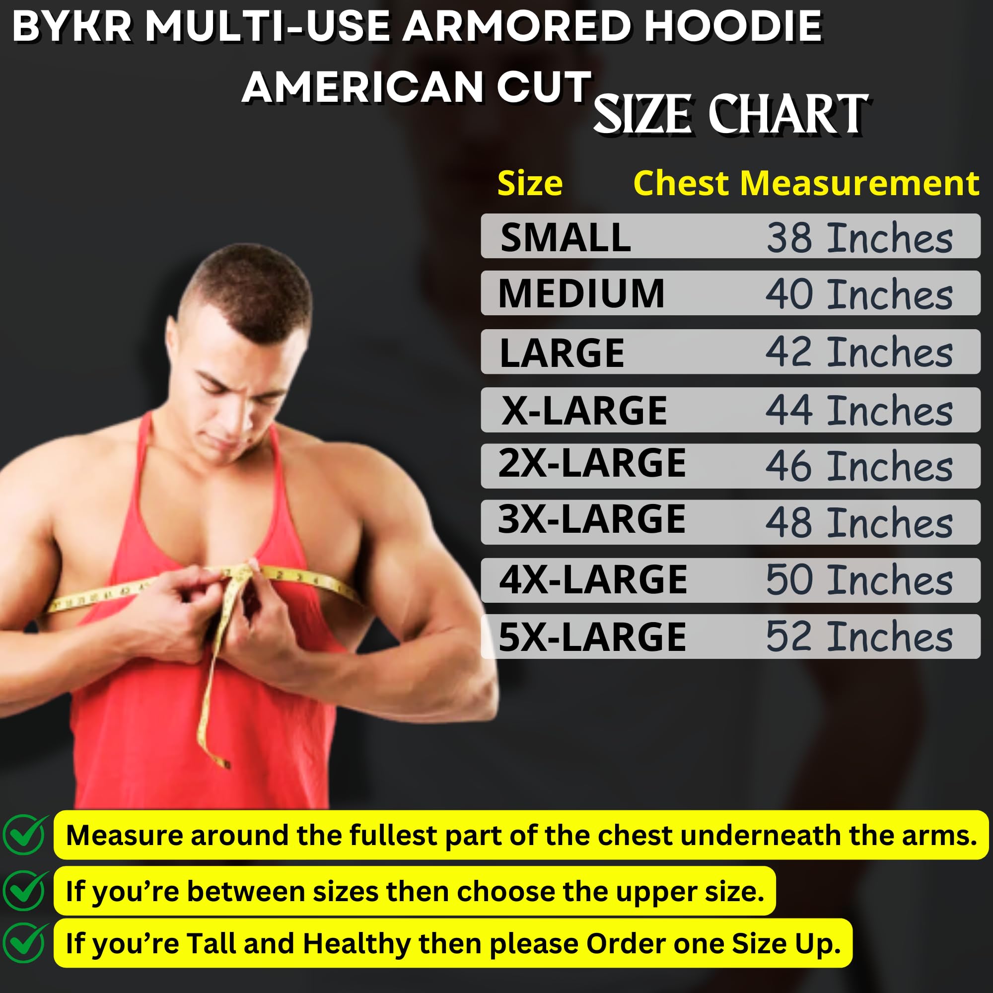 BYKR Motorcycle Hoodie for Men & Women Biker Motorcycle Jackets Breathable Motorbike Riding Sweatshirt All Weather CE Armored (O