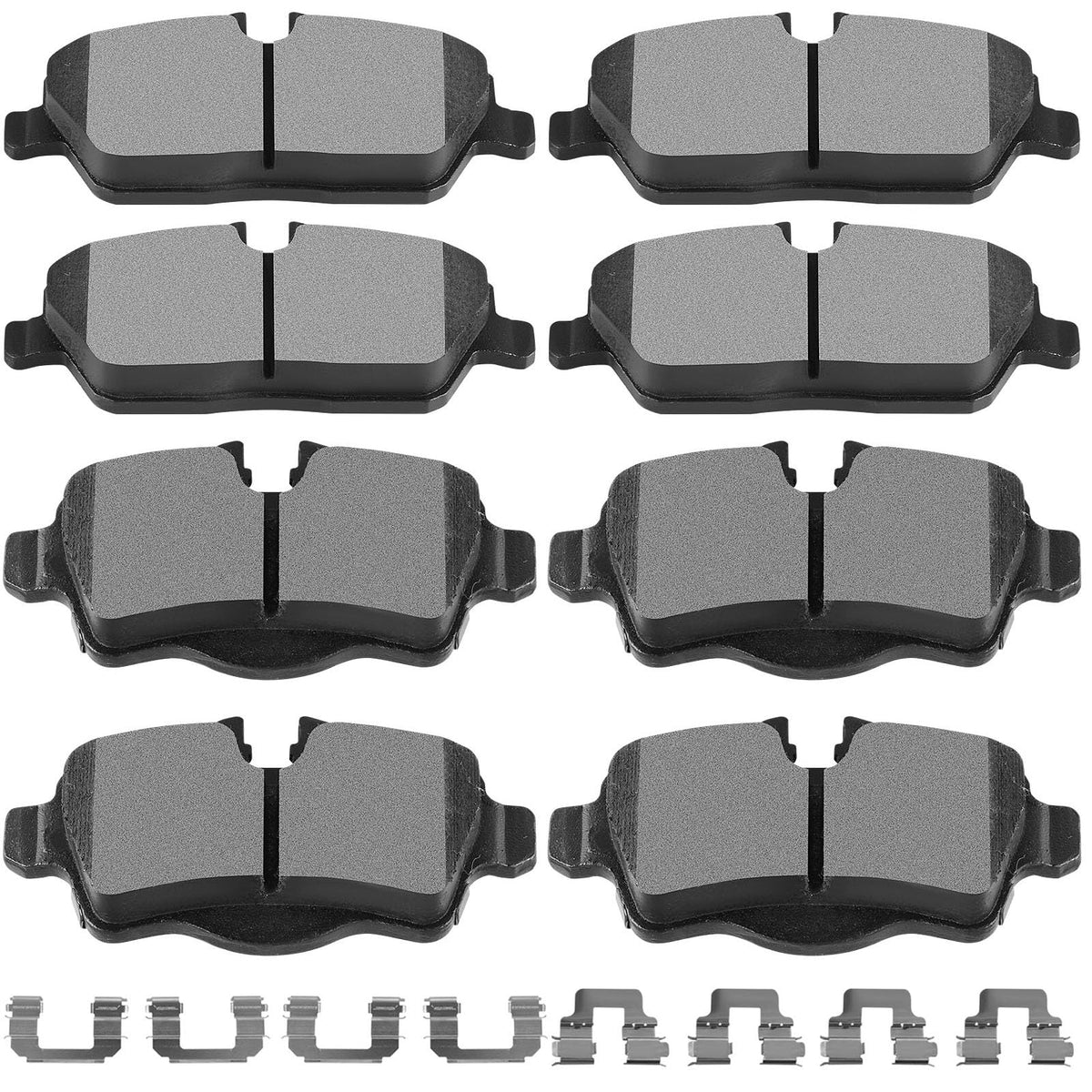 Scitoo D1308 D1309 Front Rear Semi-Metal Brake Pads Sets Fit For Mini Cooper 2007 2008 2009 2010 2011 2012 2013 2014 2015