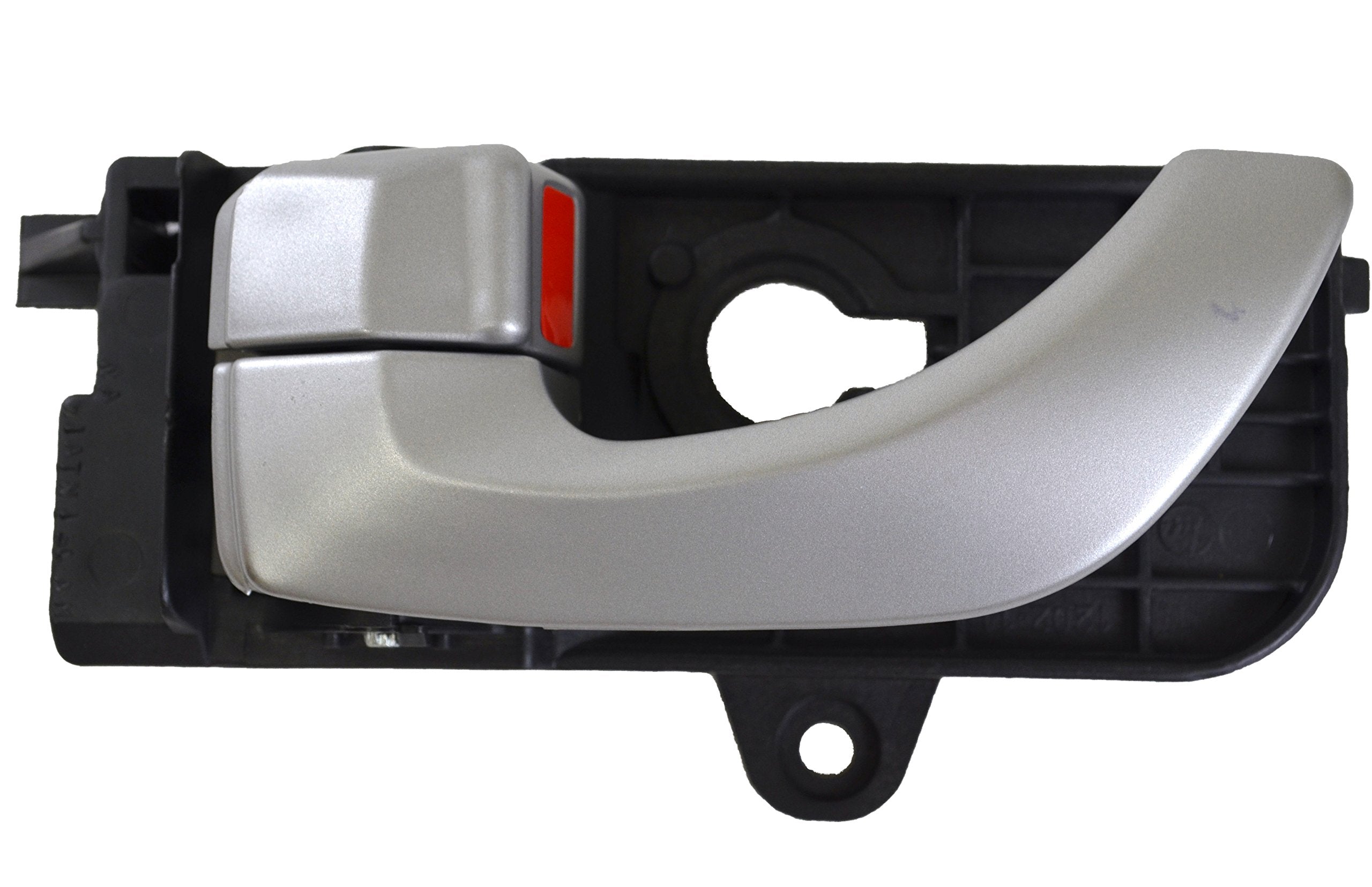 PT Auto Warehouse HY-2307P-FL - Inside Interior Inner Door Handle, Painted Silver - Driver Side Front