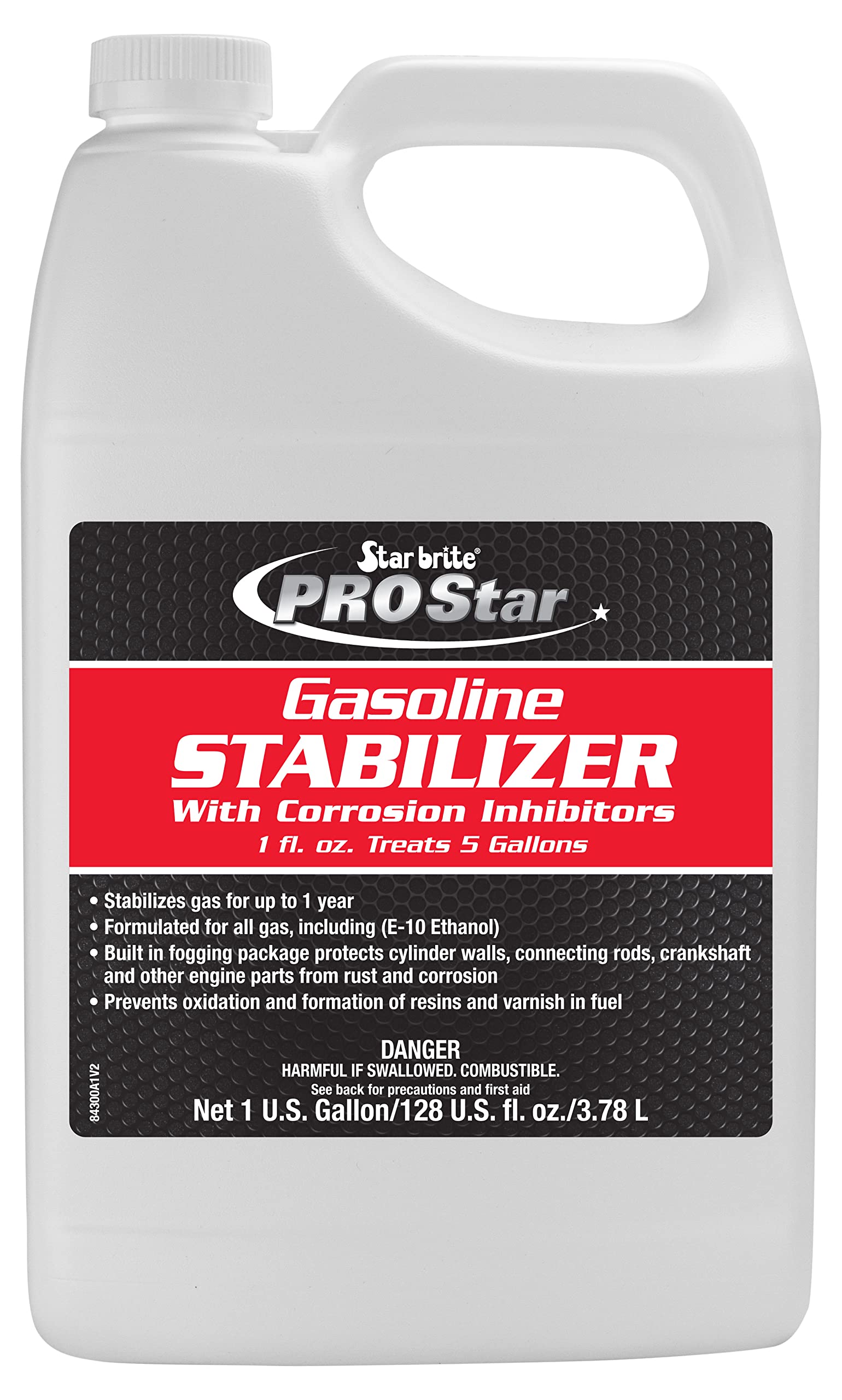Star Brite 084300 Ez Store Ez Start Gas Storage Additive - 1 Gallon