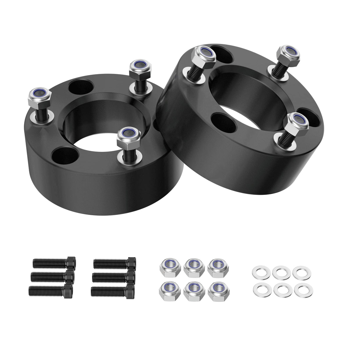 3 Inch Leveling Lift Kit Compatible With 2004-2023 F150, Leveling Lift Kit Fit For 2004-2023 F150 2Wd 4Wd Forged Front Strut Spacers Raise The Front Of Your F150 By 3