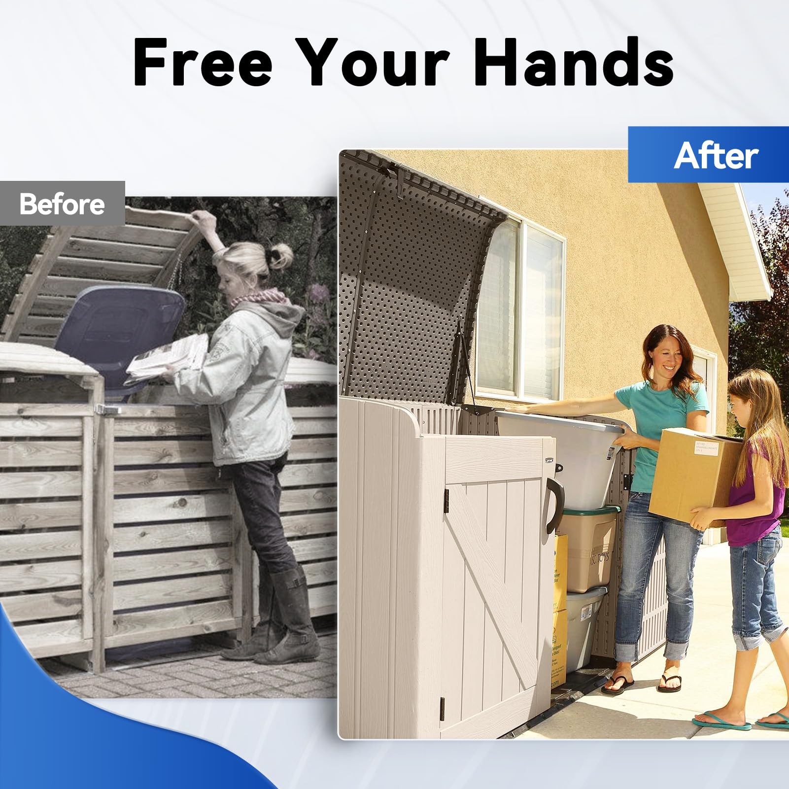 C16-08053 20 inch 80 lb Gas Strut Spring Shocks, 71794 20'' 80 Pounds for Tanning Bed RV Bed Tonneau Cover Boat Hatch Engine Cov