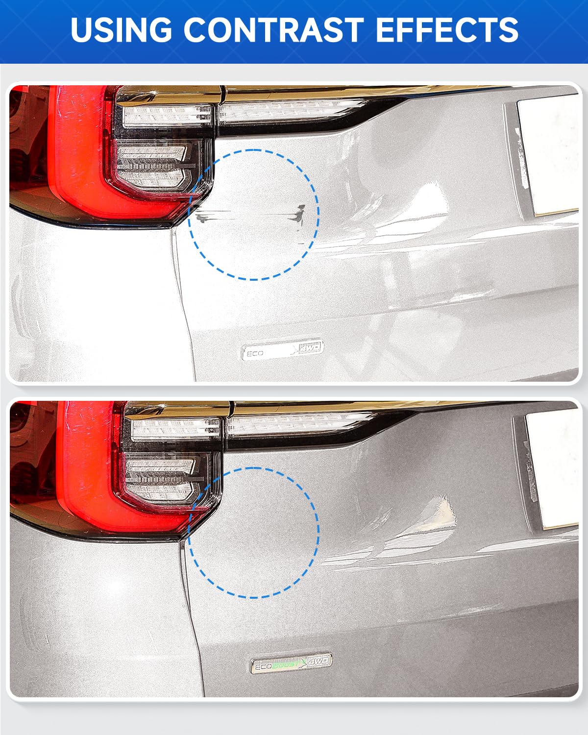 UG White Platinum Metallic Touch Up Paint Compatible with Ford Exact Match Touch Up Paint Car Scratch Repair