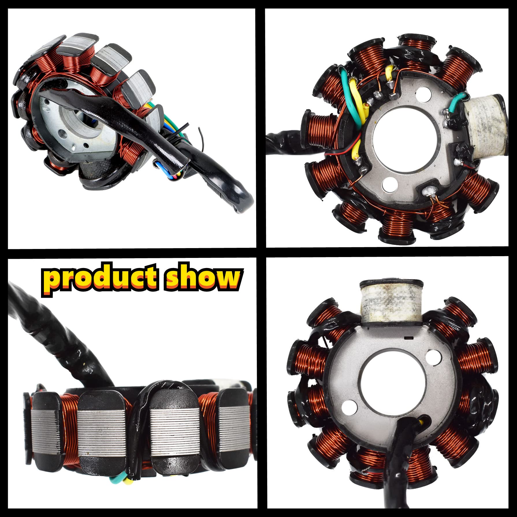 Gxywady 11 Pole Coil Ignition Stator Magneto Replacement For Gy6 150Cc Scooter Engines