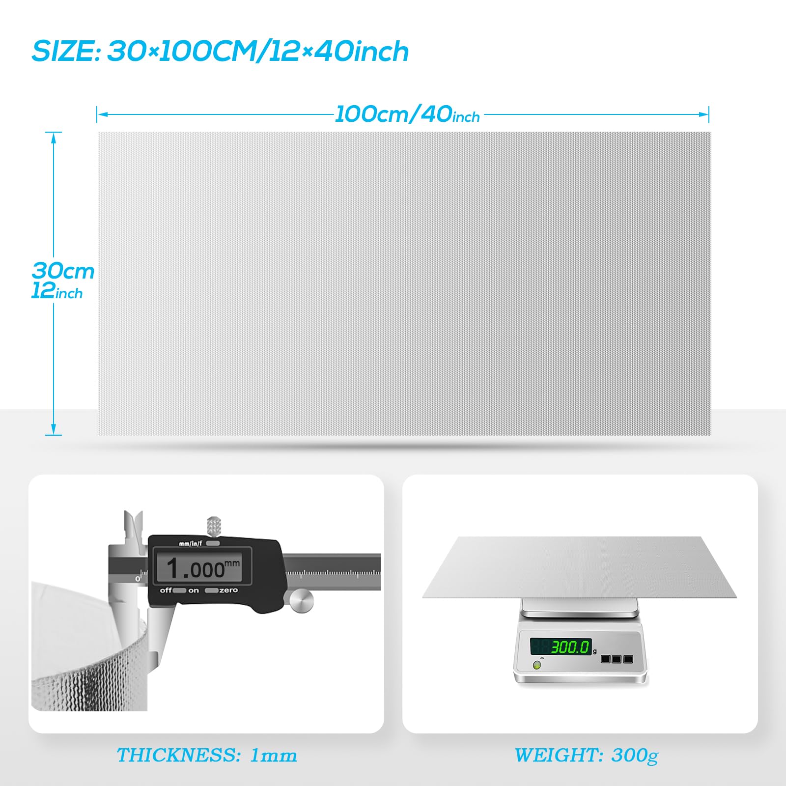 Flasld Aluminized Heat Shield Thermal Barrier Adhesive Backed Heat Sleeve Up To 2000 Degrees Fahrenheit (12'' X 40'')