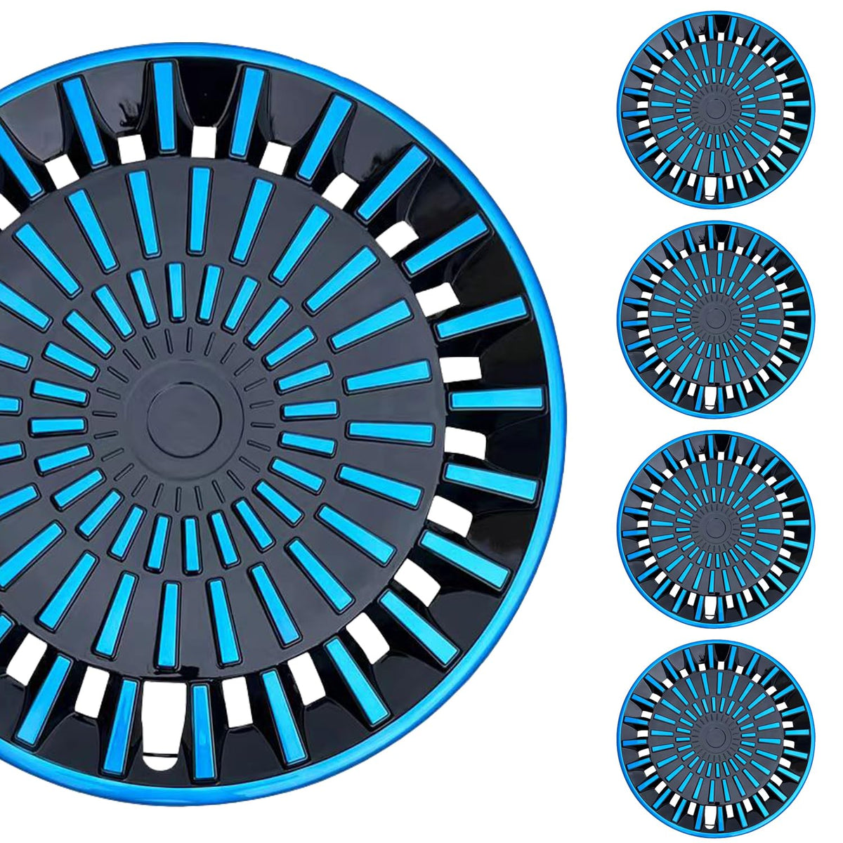 Hubcap Wheel Cover Replacement R14 Hub Caps Universal Wheel Rim Cover Abs Material Exterior Accessories For Car Truck Suv Sedan