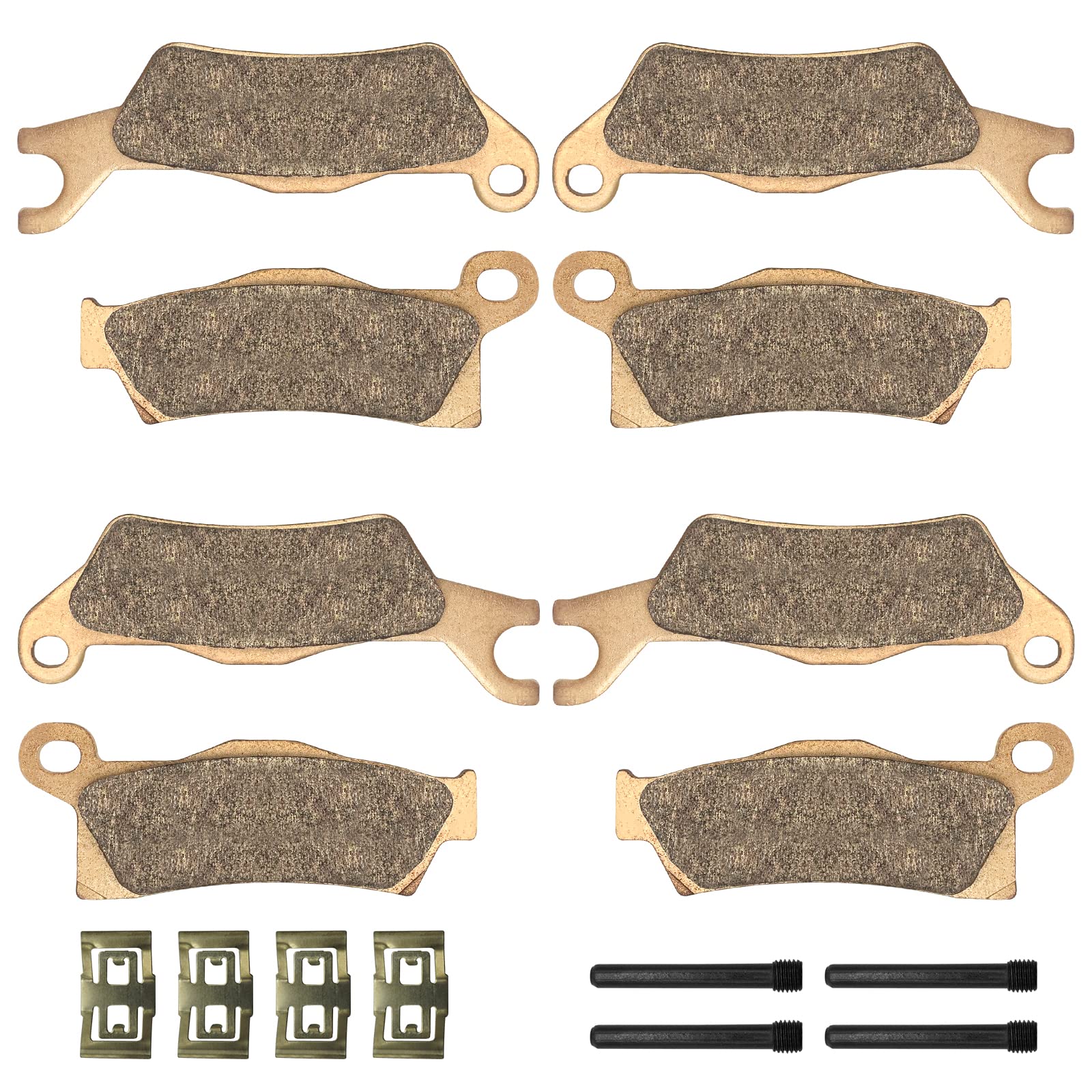 Front & Rear Brake Pads Sintered For Can Am Renegade 500/570/650/800/850/1000 2012-2021 Outlander 6X6 450/650/1000, Oem# 7159002
