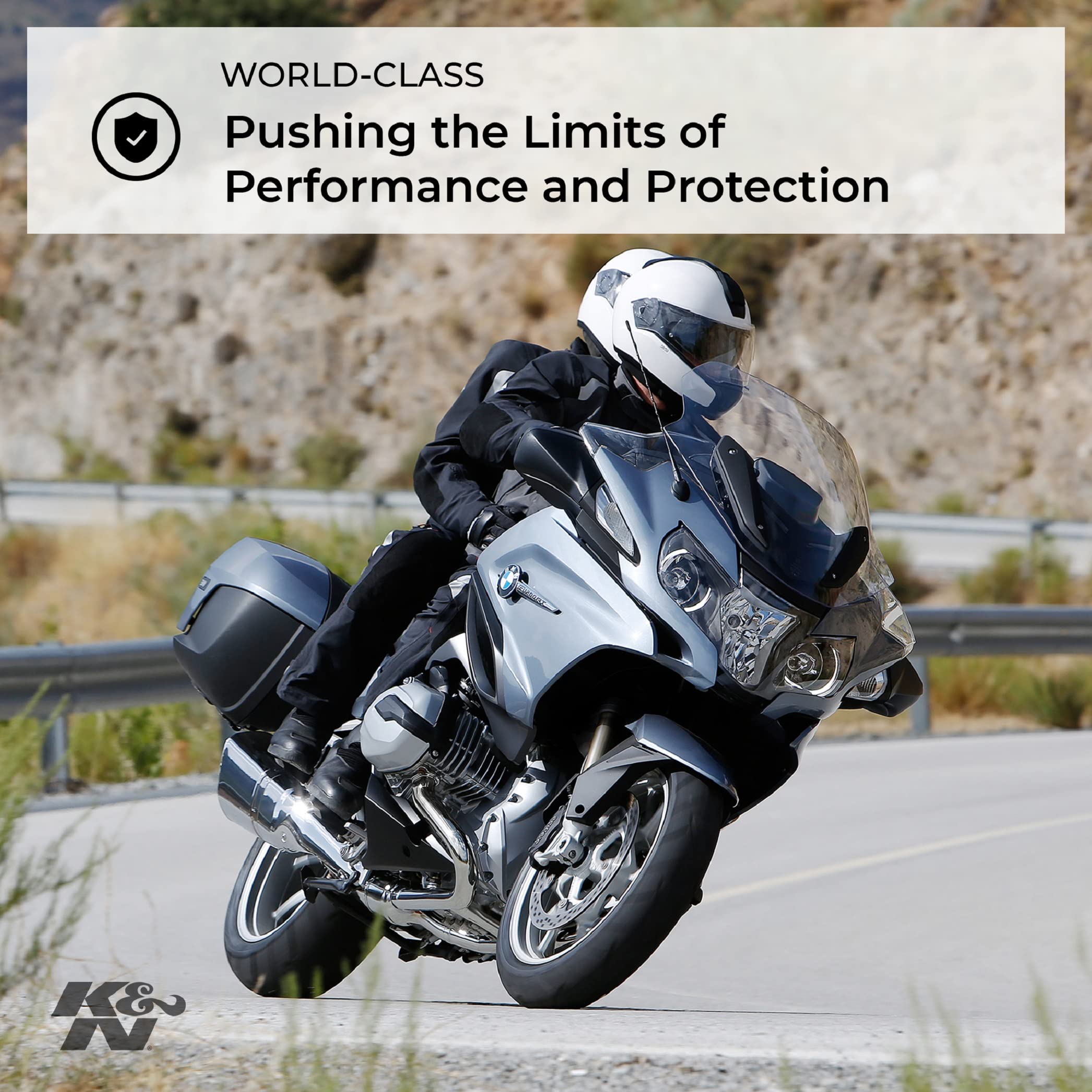 K&N High-Flow Original Lifetime Engine Air Filter: Increase Power & Accerlation, Washable, Premium: Compatible With 2009-2025 Ka