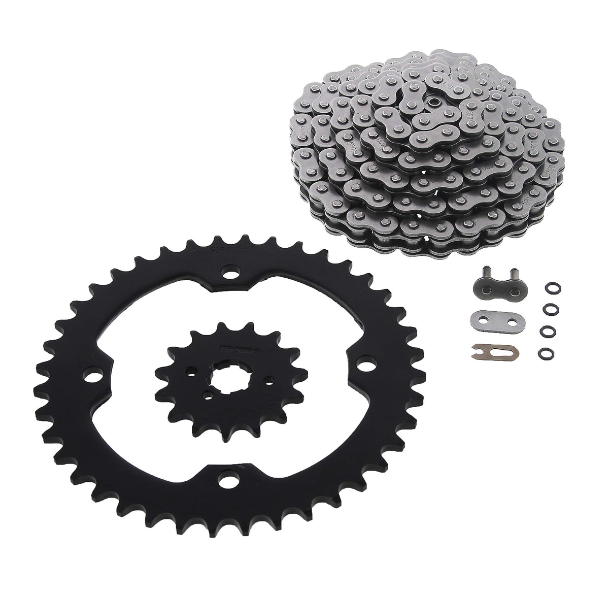 1987 1988 Fits Yamaha Yfm350 350 Warrior O-Ring Chain & Black Sprocket 15/40 102L