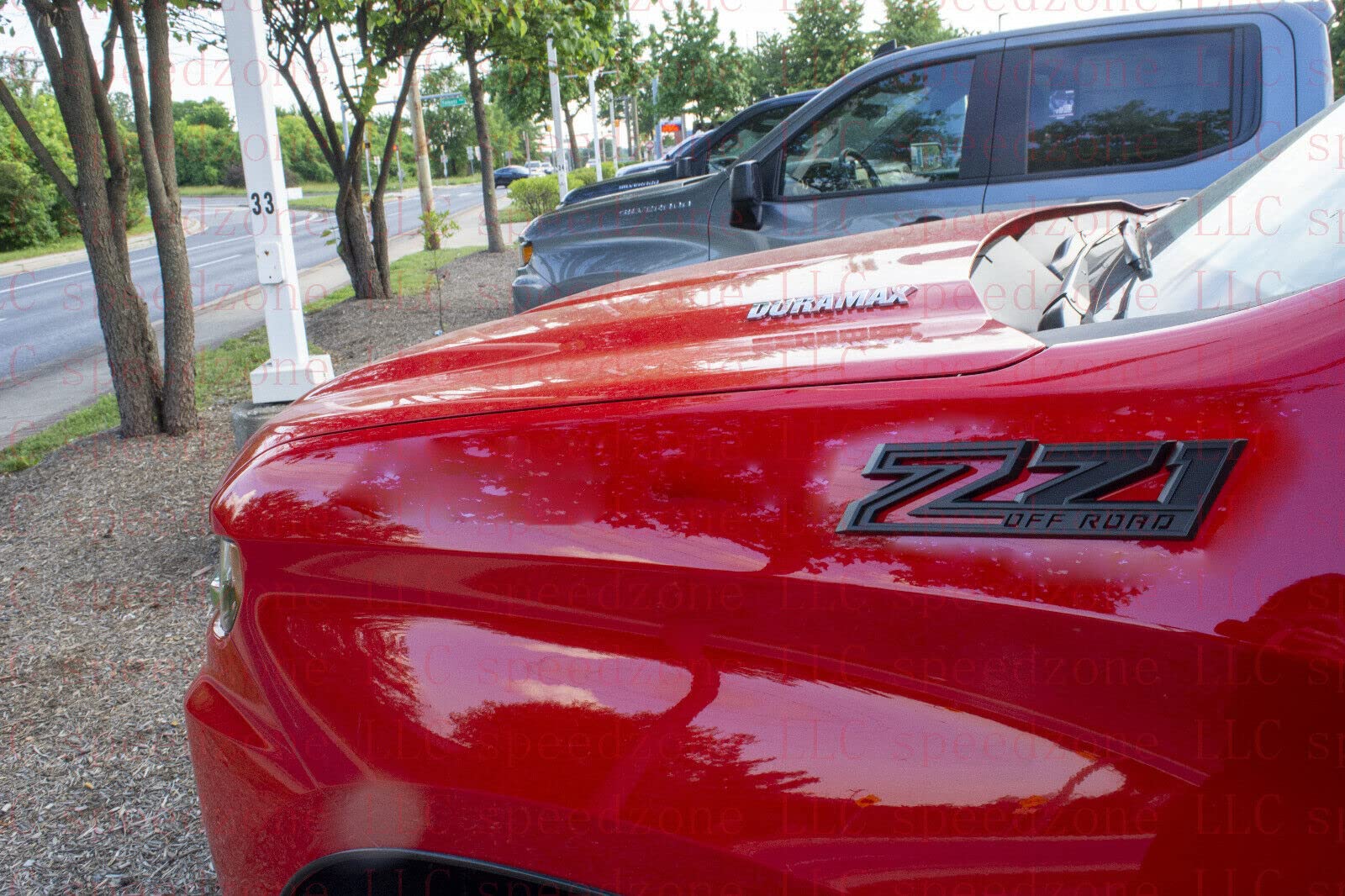 2Pack 2019-2025 Oem Z71 Off Road Emblems Side Decals Badges Compatible With Fits Silverado Offroad Parts 84632695 (All Black)