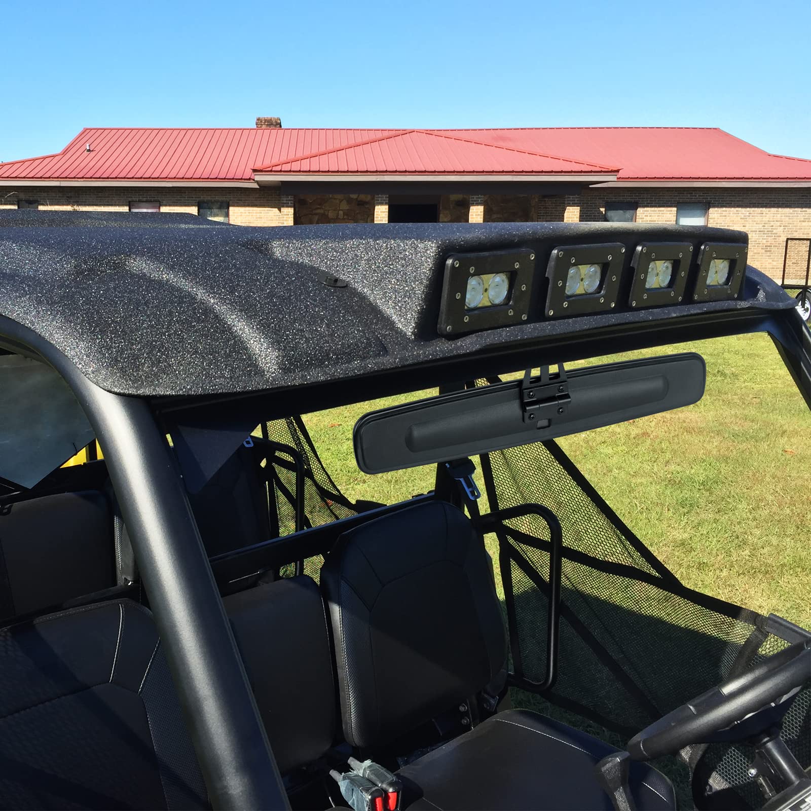 UNIGT Panoramic Convex Ranger Rear View Mirrors Compatible with 2017-2024 Polaris Ranger 500 570 900 XP 1000 XP/Crew Mirrors Fac