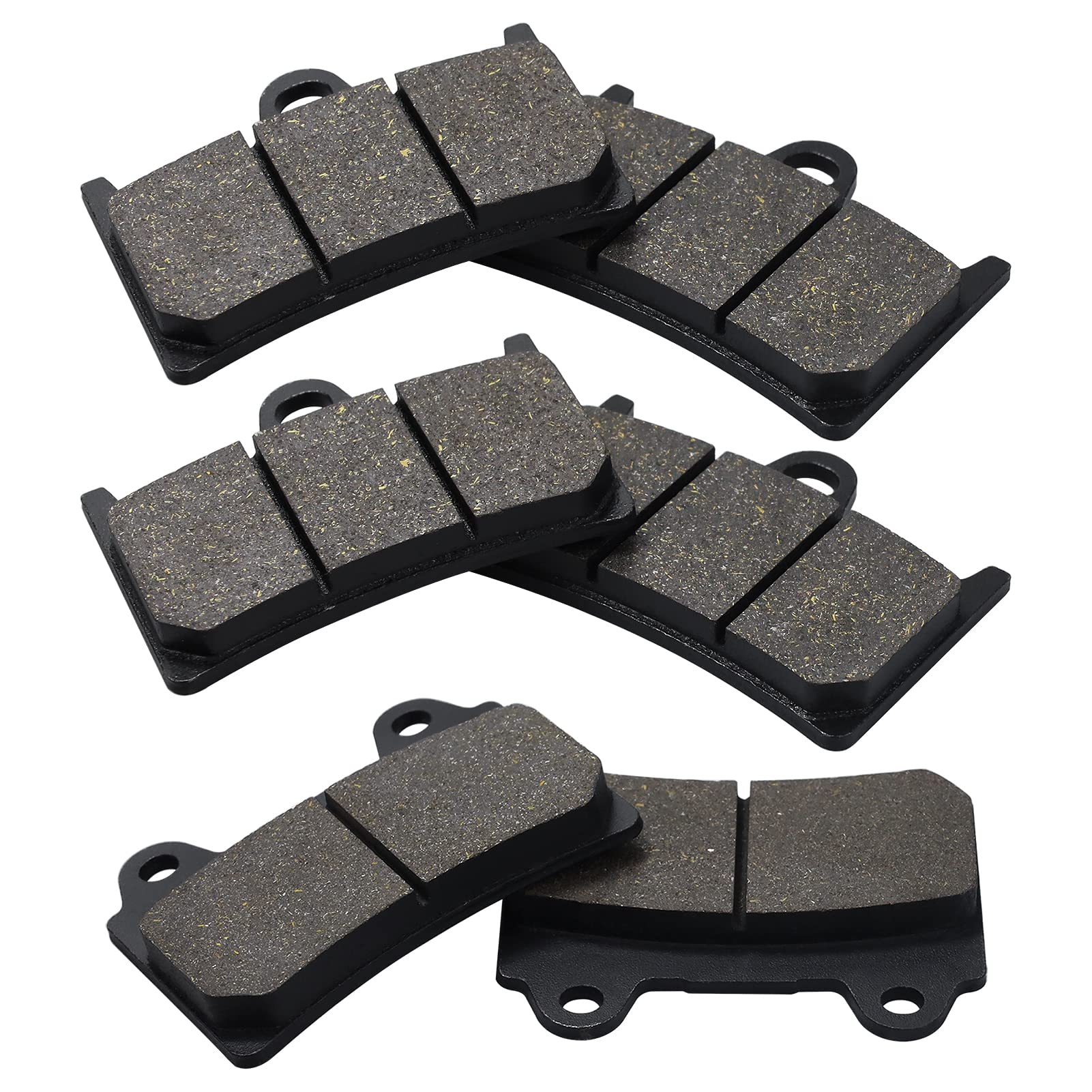 Cyleto Front And Rear Brake Pads For Yamaha Roadstar 1700 Xv1700 2004-2009 Xv 1700 Road Star Midnight Silverado 2004 2005 2006 2007
