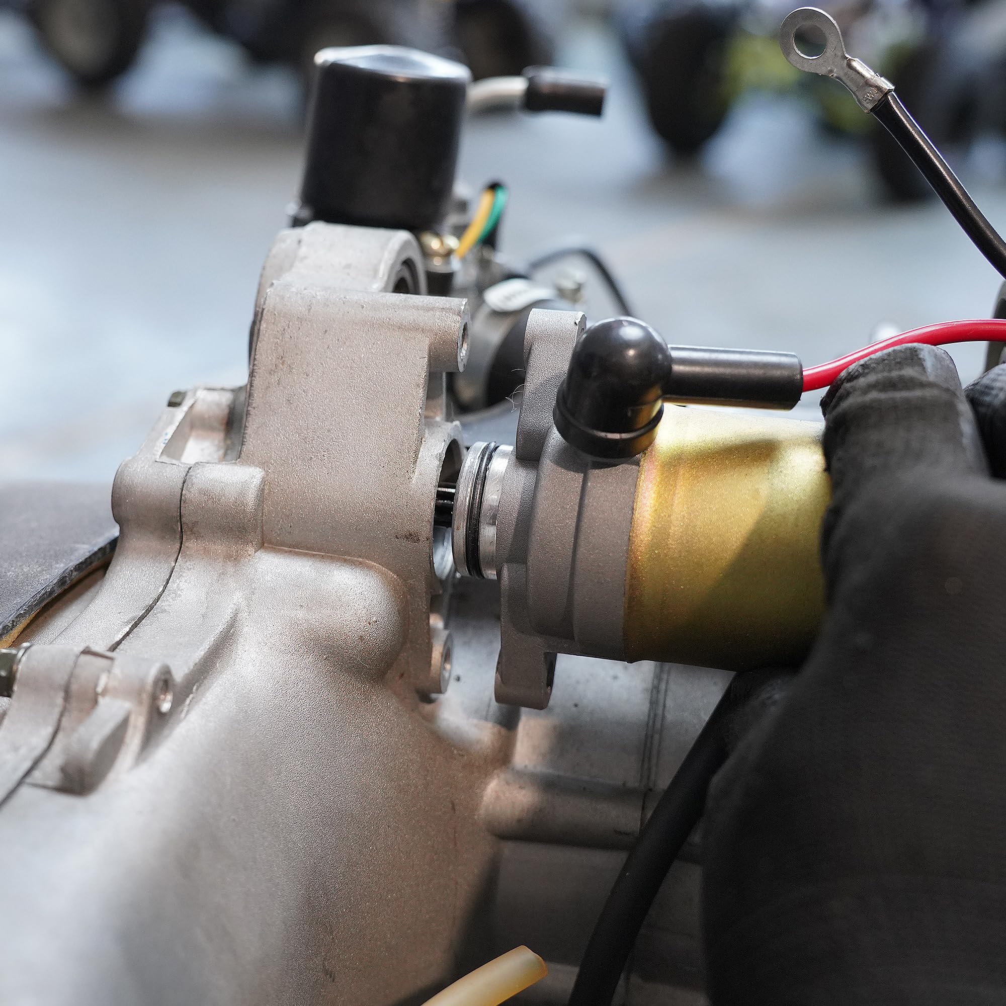 Starter Motor Compatible With Predator Sportsman Scramber 90 Outlaw 50 Atv, Replace Starter Oem Part # 0451692