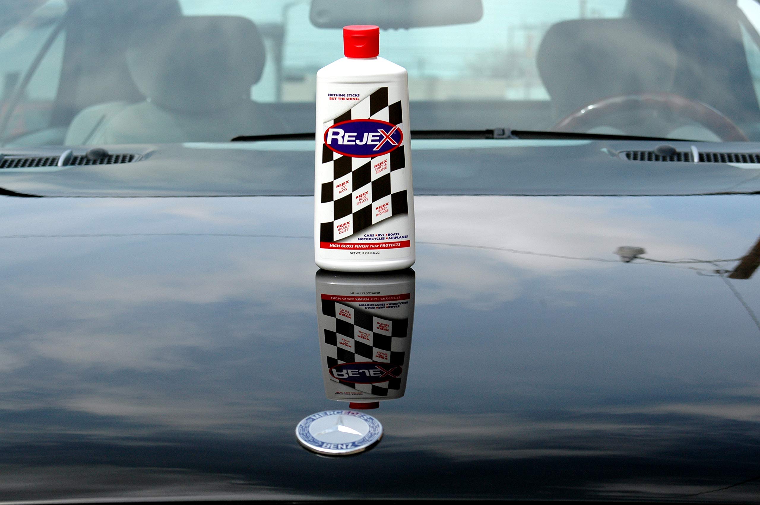 Corrosion Technologies RejeX 61001 (12 fl oz) – High Gloss Finish That Protects | For All Vehicles | Synthetic Paint and Surface Sealant | Lasts 3X Longer Than Any Wax | Nothing Sticks But The Shine!