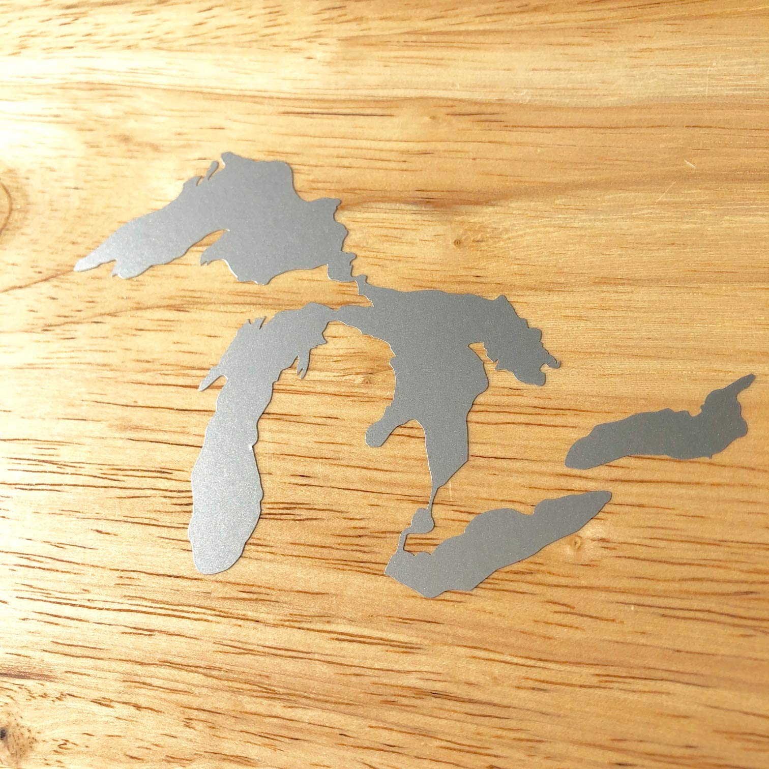 Great Lakes Sticker Michigan Car Decal Premium Heavy-Duty Weatherproof Vinyl For Bumpers, Windows, Laptops, Water Bottles Or Coo