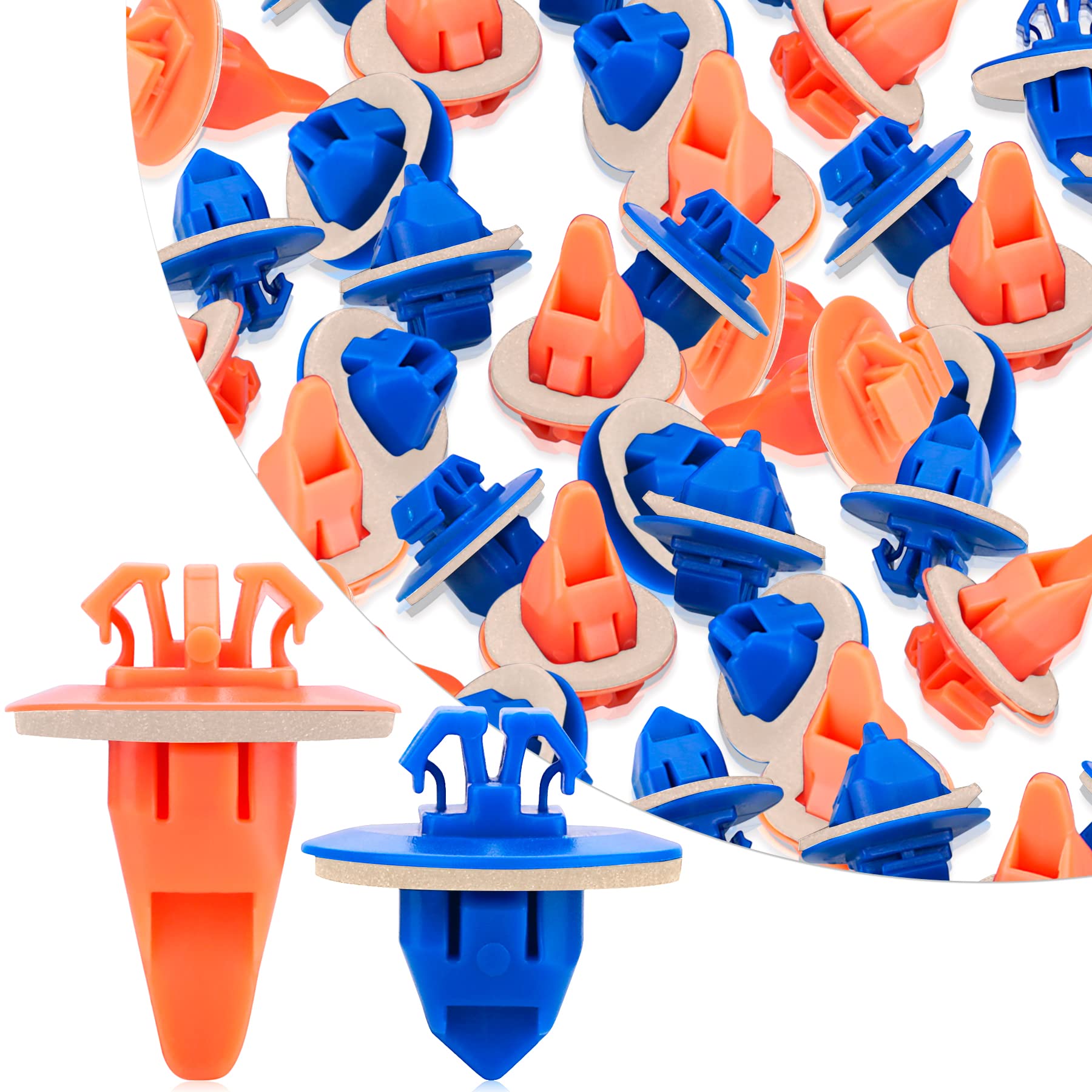 Belleone 30Pcs Fender Flare Clips Compatible With Toyota, 4Runner, Fj Cruiser, Rav4 - Exterior Door Trim Panel Rear Plastic Rock