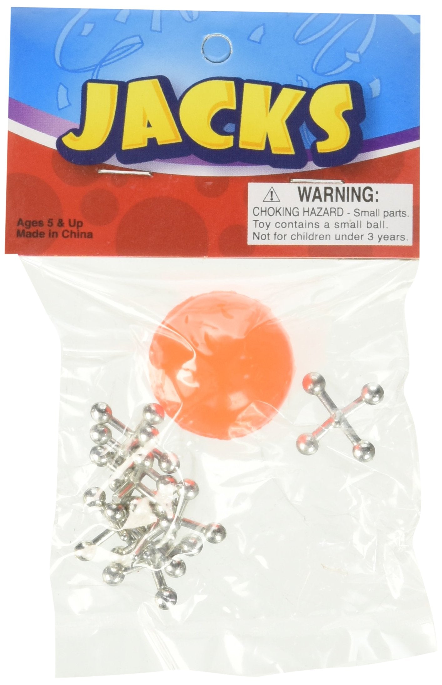 Metal Jacks With Ball - 12 Sets Per Unit
