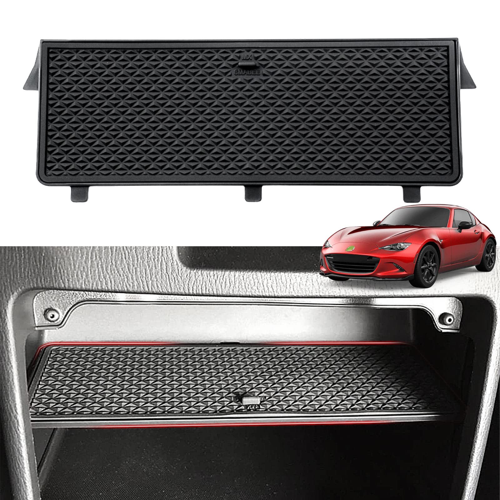 Autorder Custom Fit For Center Console Organizer Mazda Mx-5 Rf Miata  2016-2023 Interior Accessories Glove Box Insert Tray Parti