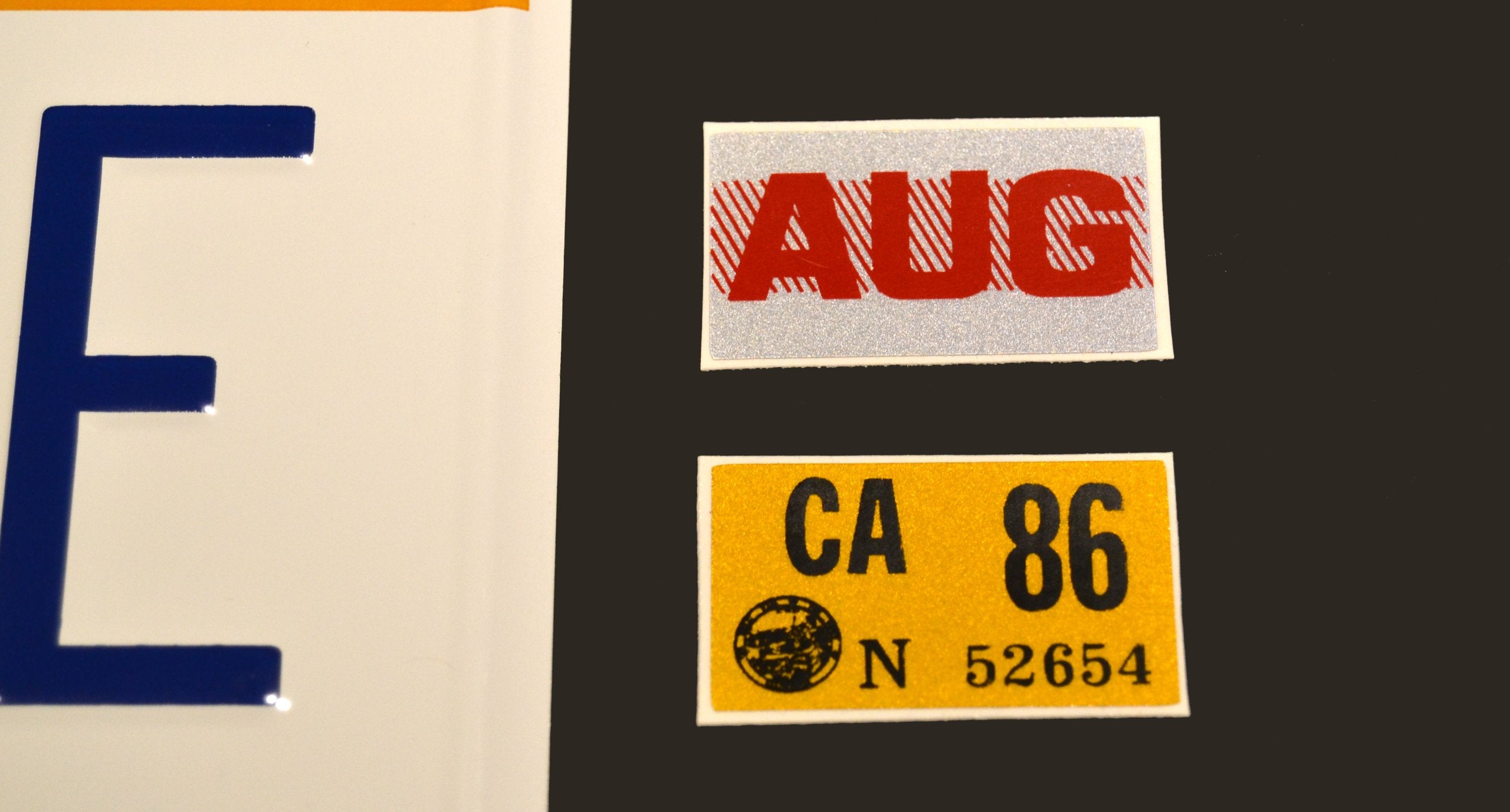 Celebrity Machines Back To The Future | Delorean | Outatime | Metal Stamped Vanity Prop License Plate