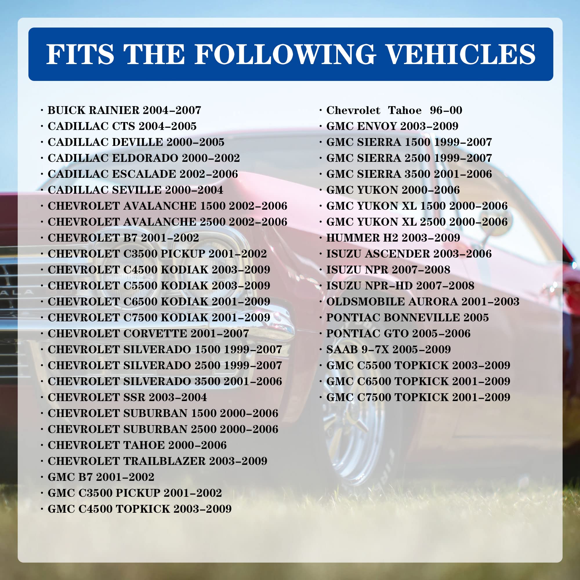 AdvanEX Mass Air Flow Sensor MAF Compatible with Chevrolet Silverado Suburban Escalade Tahoe Yukon 99-07 /Cadillac Rainier Devil