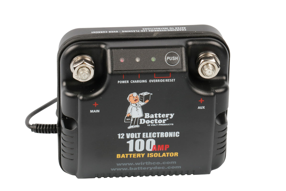 Wirthco 20090 Battery Doctor 75 Amp/100 Amp Battery Isolator , Black