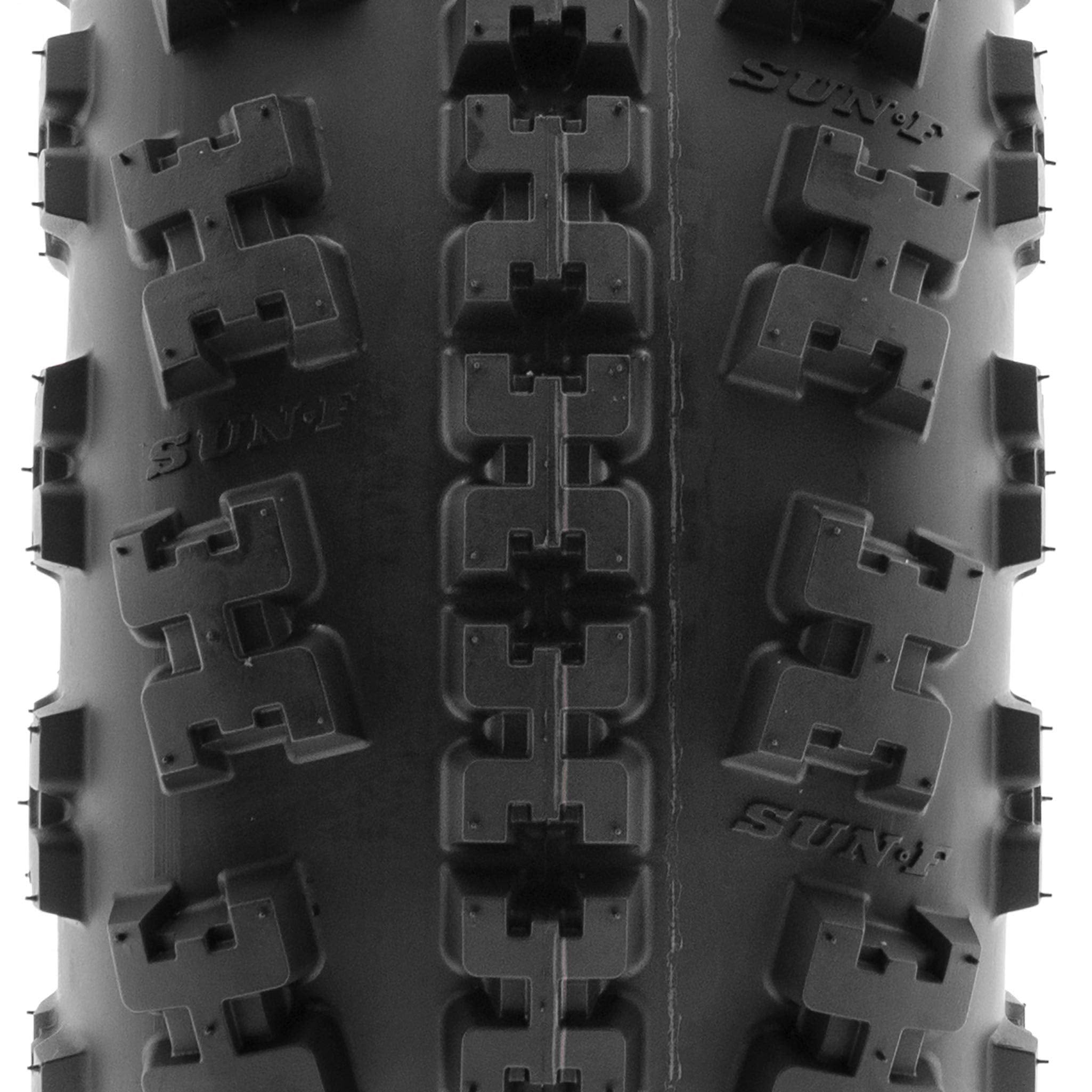 SunF XC ATV UTV Knobby Sport Tires 20x7-8, 6 PR Tubeless A027, Set of 2