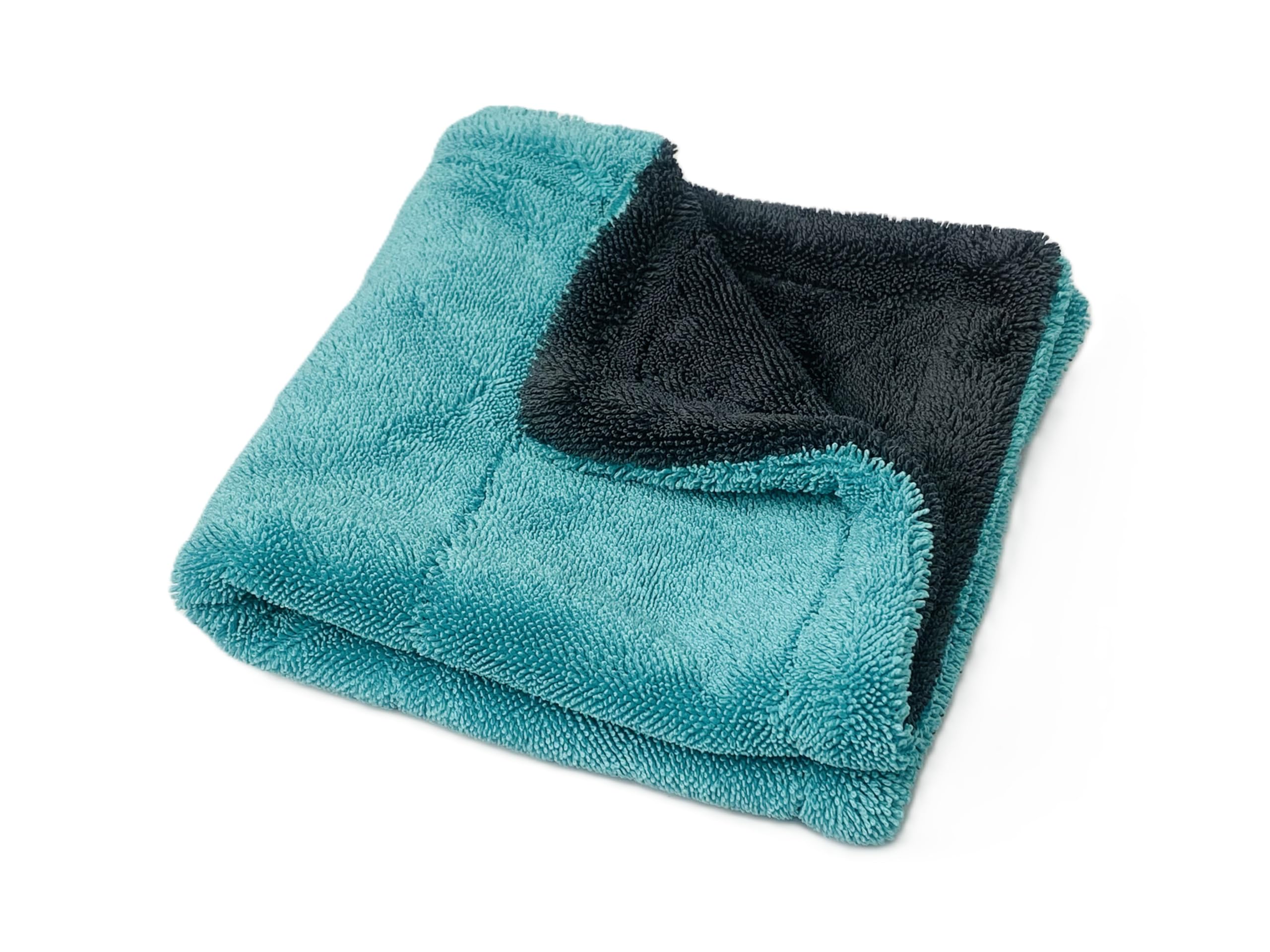 BEKYA 1200GSM Microfiber Car Drying Towel, 4040cm, Thick & Plush Pile Twisted Loop Fabric, Excellent Water Absorption, LintFree