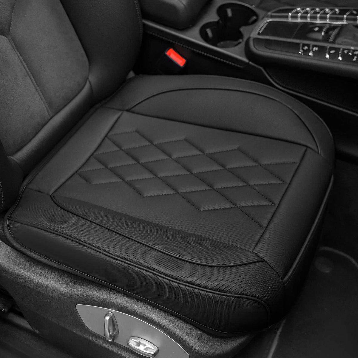 Jojobay Leather Car Seat Cover,Bottom Seat Covers For Cars,Front Seat Protector,Fit For 95% Of Vehicles - Padded,Anti-Slip,Premi
