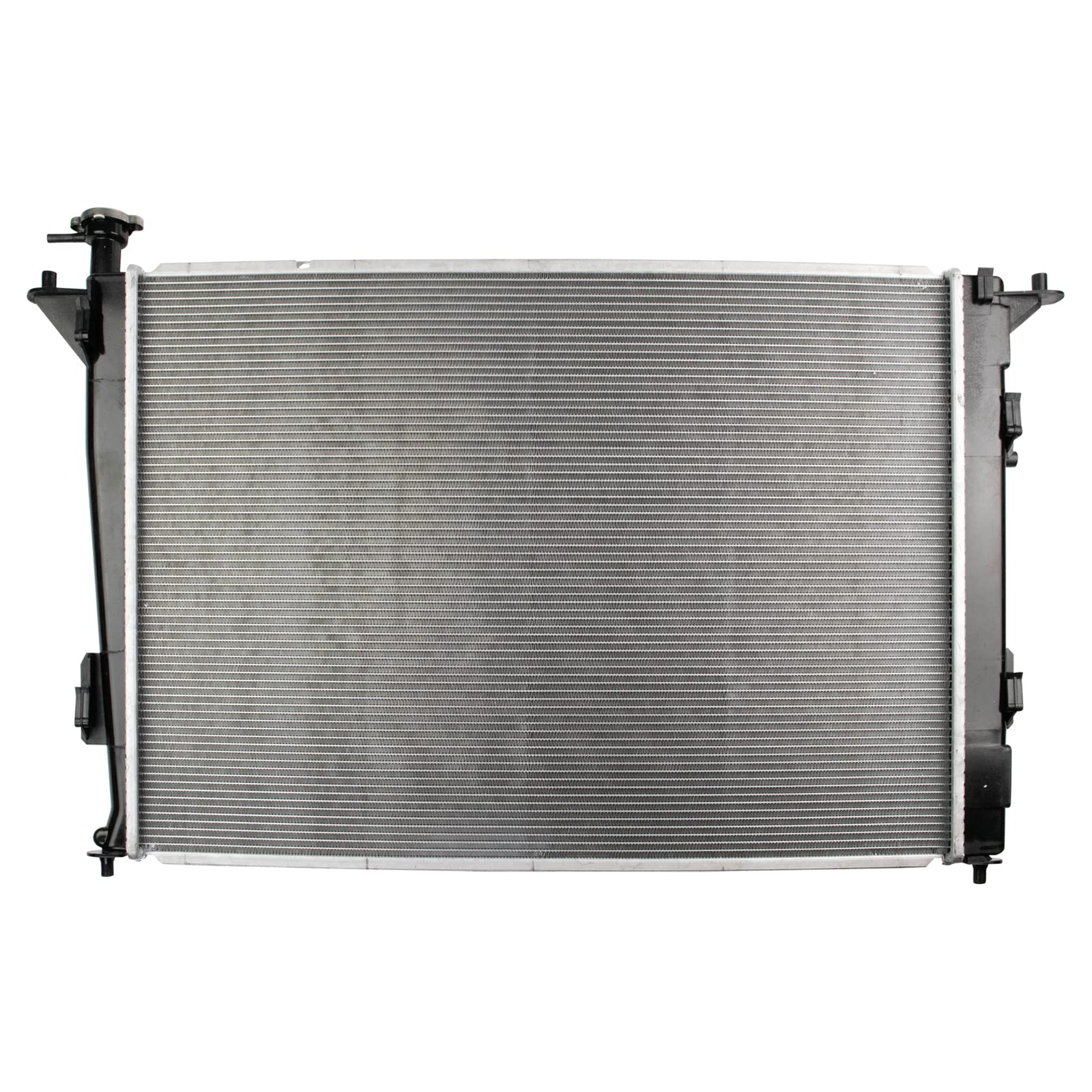 Trq Radiator Assembly Aluminum Core Compatible With 10-18 Hyundai Santa Fe 13-18 Santa Fe Sport 19 Santa Fe Xl 11-15 Kia Sorento