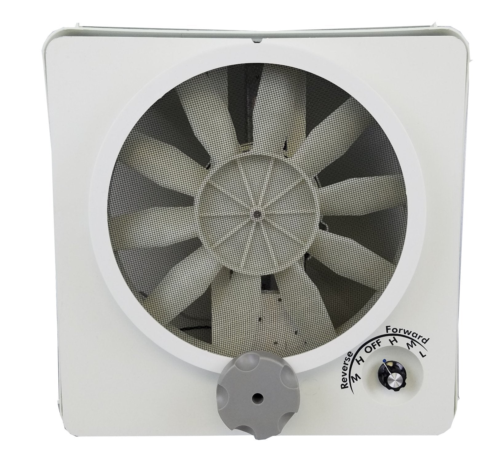 HENG'S INDUSTRIES Vortex II Replacement Fan Kit 90046-CR | High-Power RV Vent Fan Upgrade for Trailers & Campers - White
