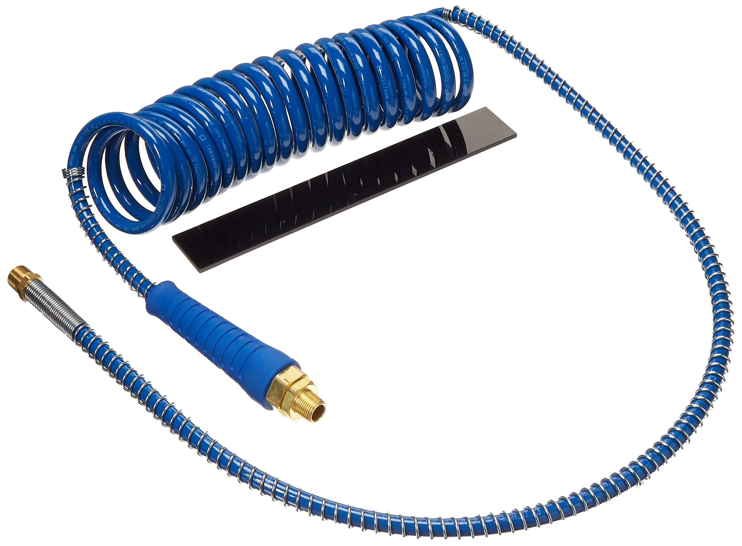 Tectran 16A1540BH ARMORFLEX-HD Aircoil (ARMORFLEX-HD ARMORCOIL Aircoil, Blue, 15' Length, 48'' Pigtail Length Tractor End, 12''