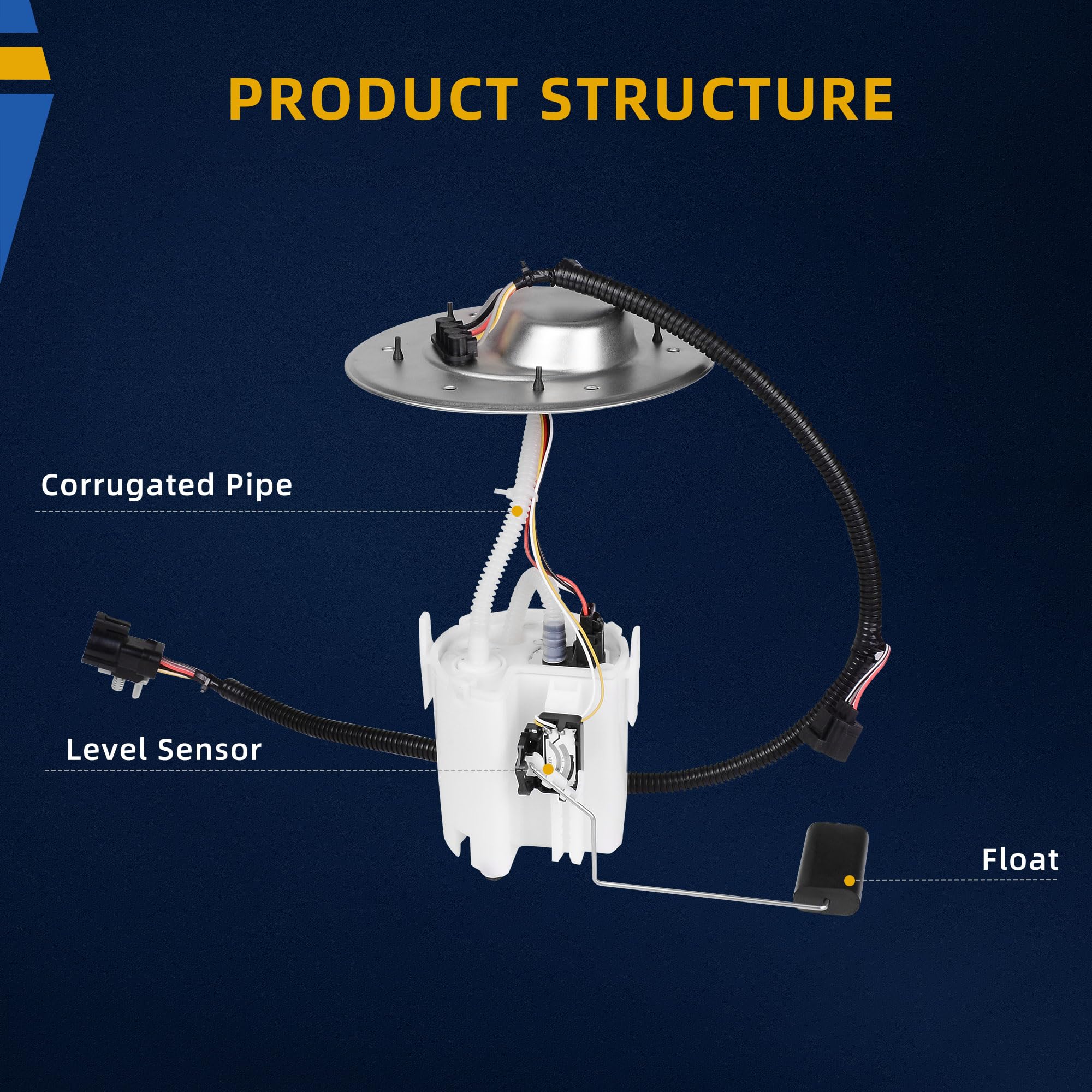 Dwvo Fuel Pump Compatible With 1999 2000 Ford Mustang 3.8L 4.6L