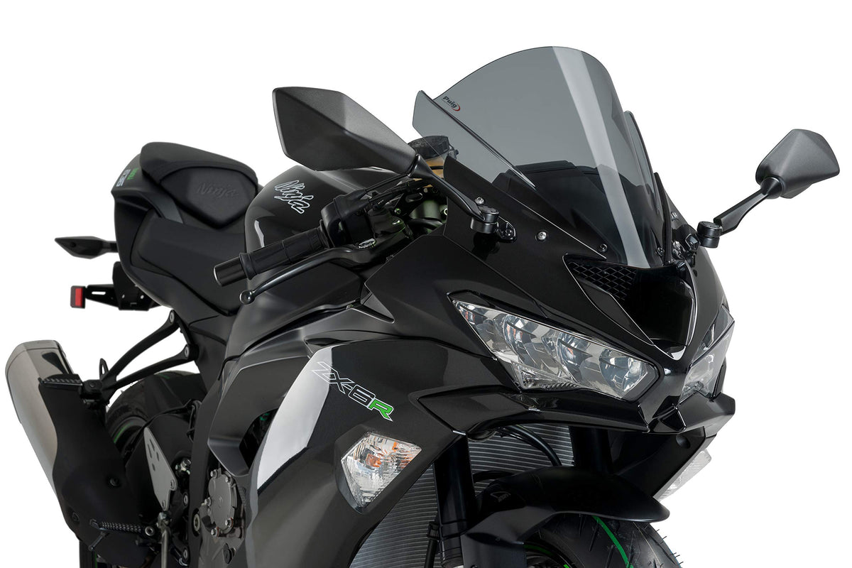 Puig 3177F Racing Screen Kawasaki Zx-6R 19- C/Dark Smoke