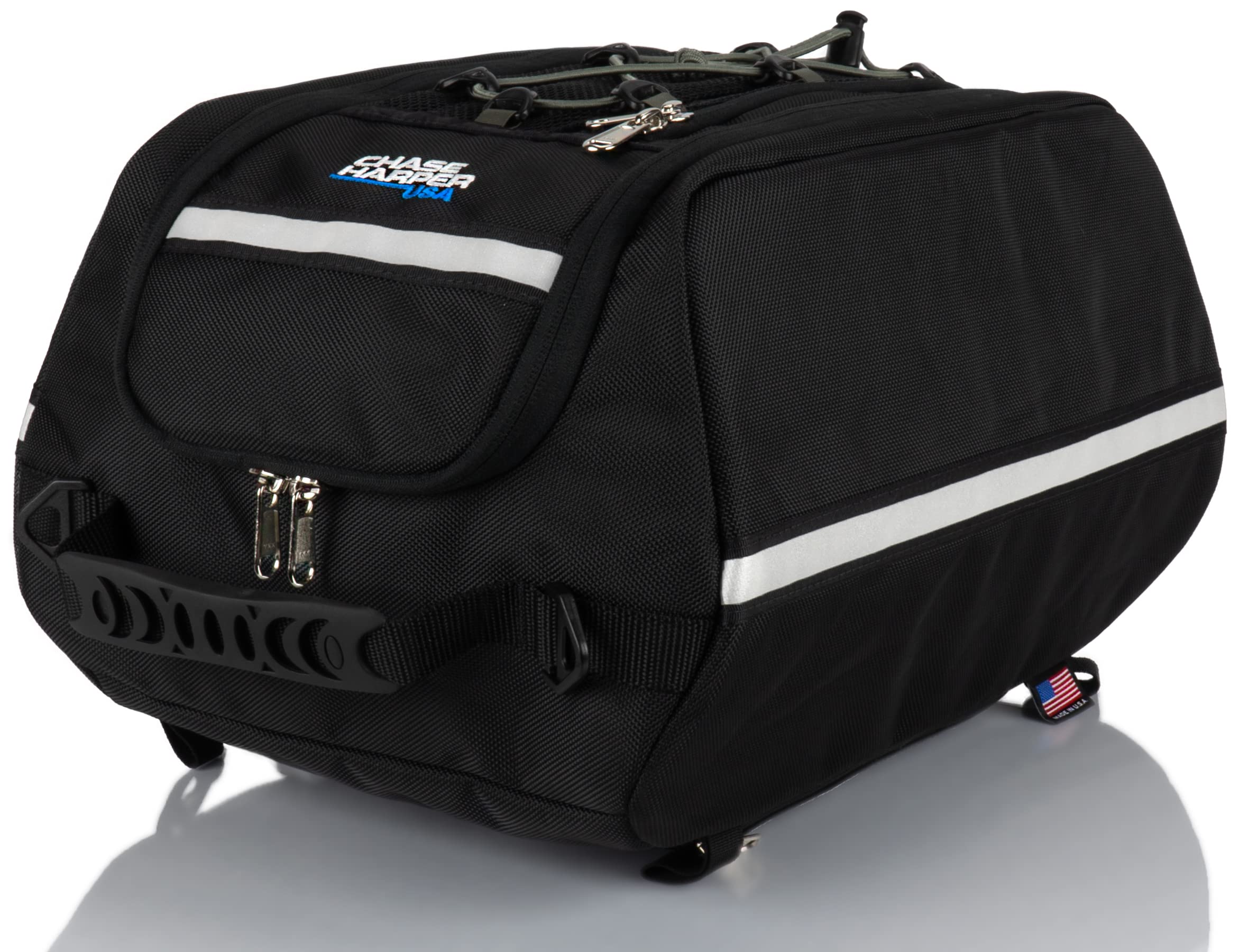 Chase Harper USA 4000 Aeropac Tail Trunk - Water-Resistant, Tear-Resistant, Industrial Grade Ballistic Nylon with Adjustable Bungee Mounting System for Universal Fit -Like New