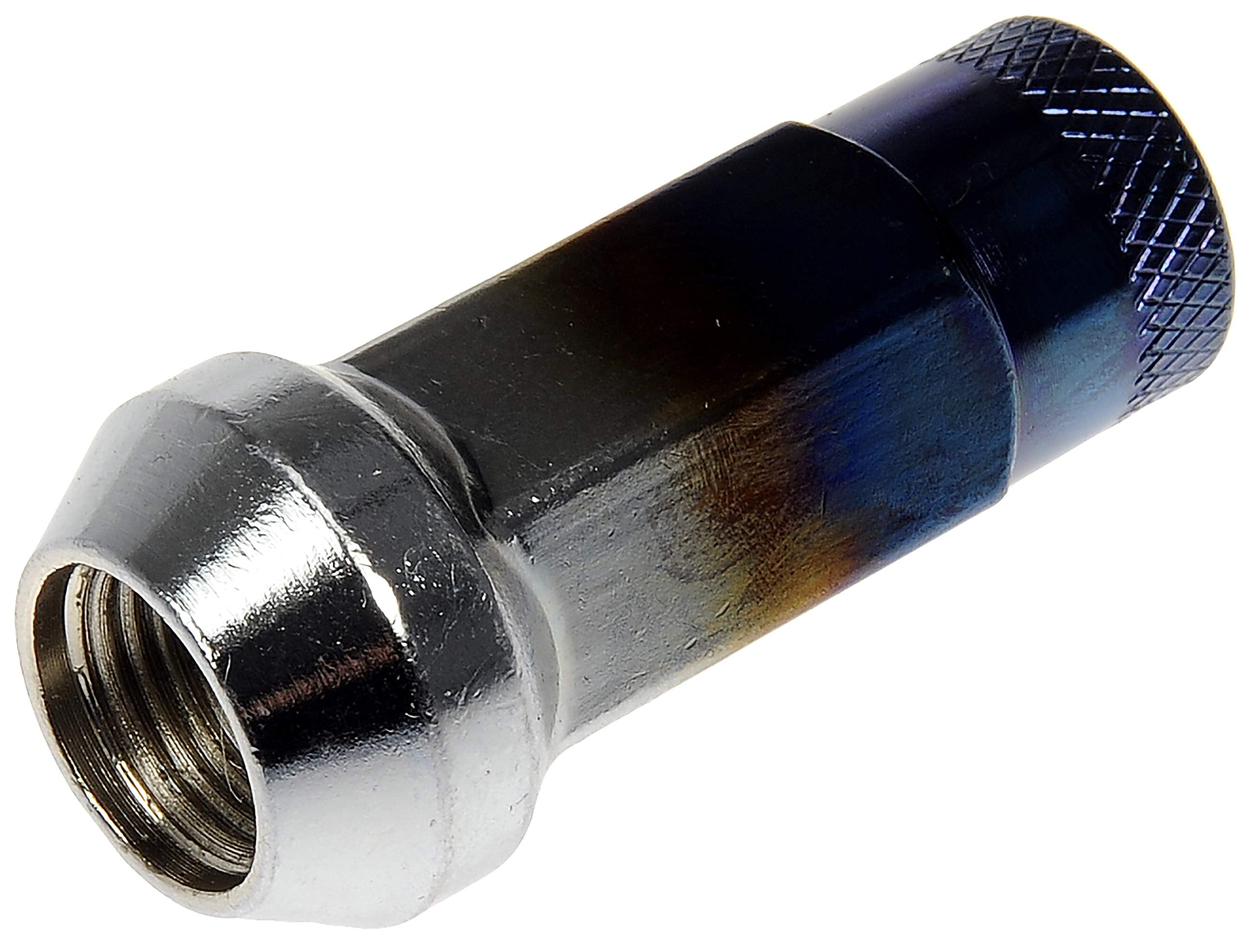 Dorman 713-285T Ti-Blue Open End Knurled Wheel Nuts Compatible with Select Models, 20 Pack