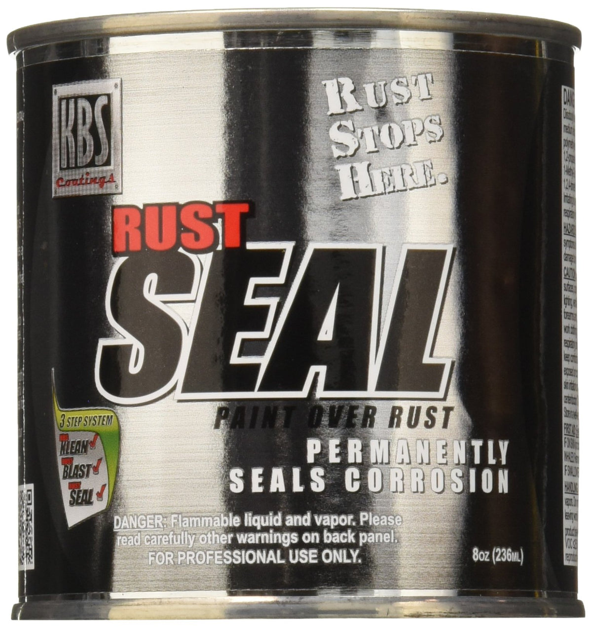 Kbs Coatings 4215 Galvanized Steel Rustseal - 8 Fl. Oz.
