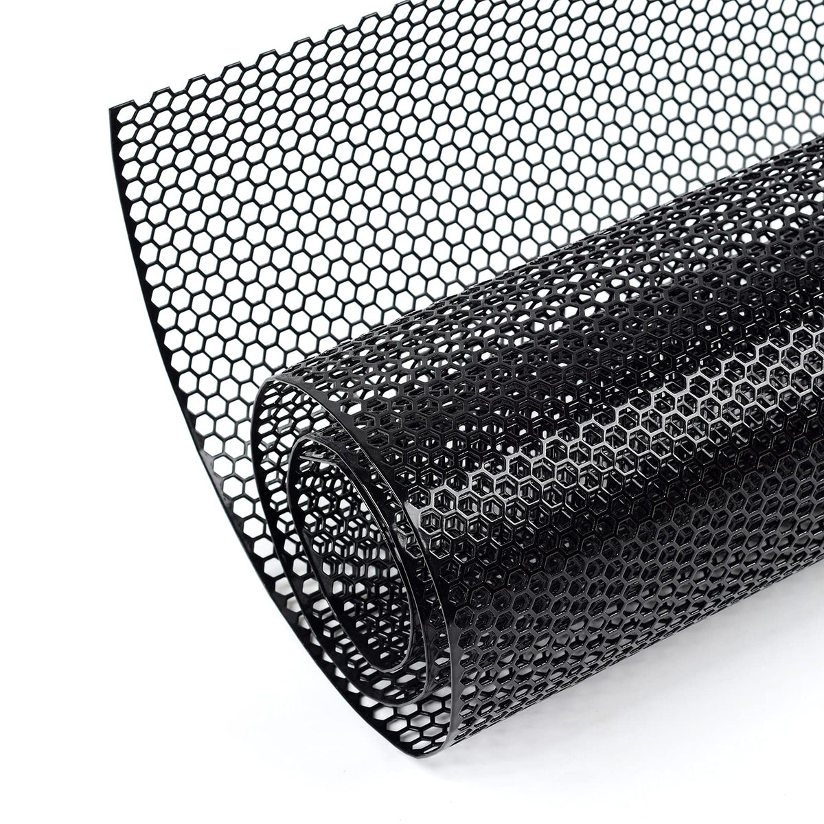 AggAuto 47x16 inches Car Pickup Truck Grill Mesh Spoiler Bumper Vent Aluminum Alloy Automotive Grille Insert Air Intake Racing H