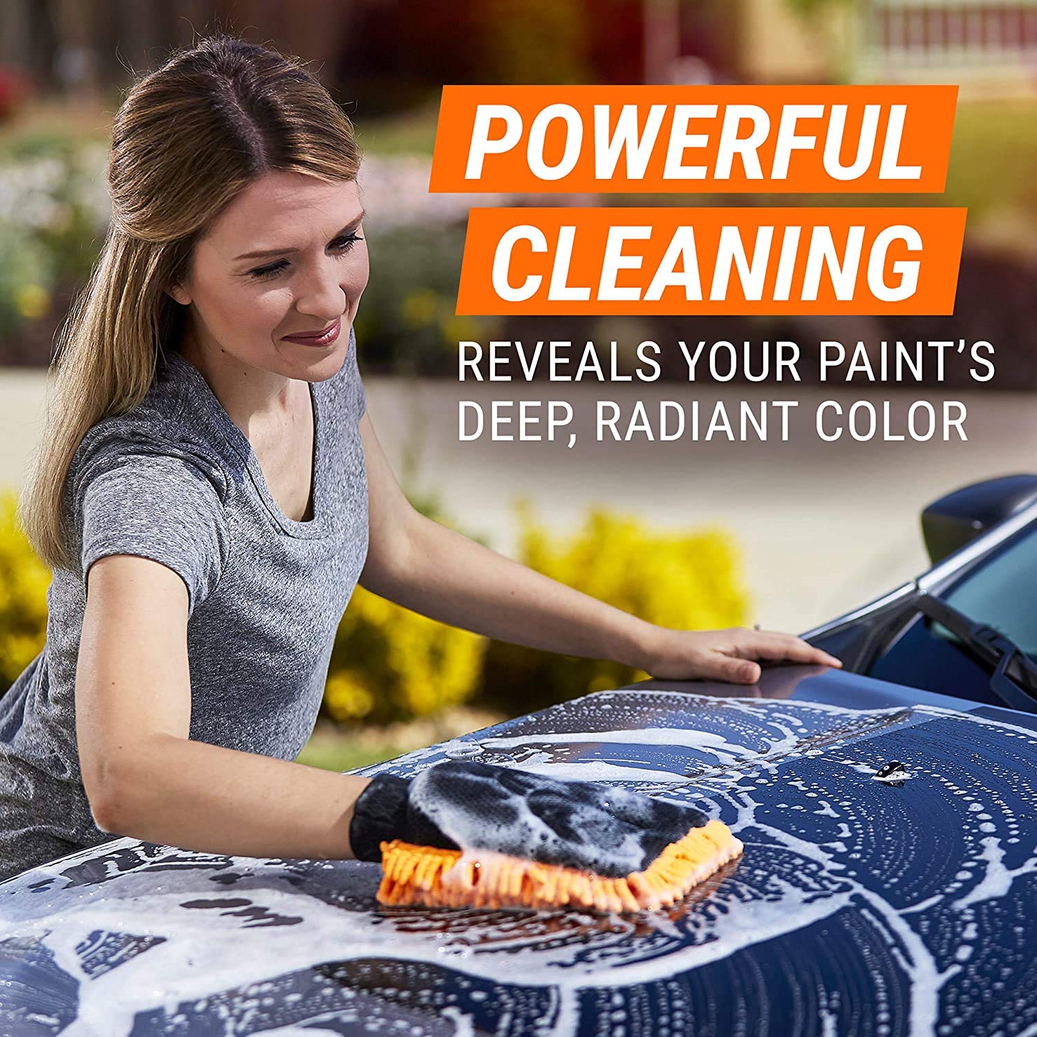 Ultra Shine Car Wash and Wax by Armor All, Car Wax and Cleaner for Cars, Trucks and Motorcycles, 16 Fl Oz