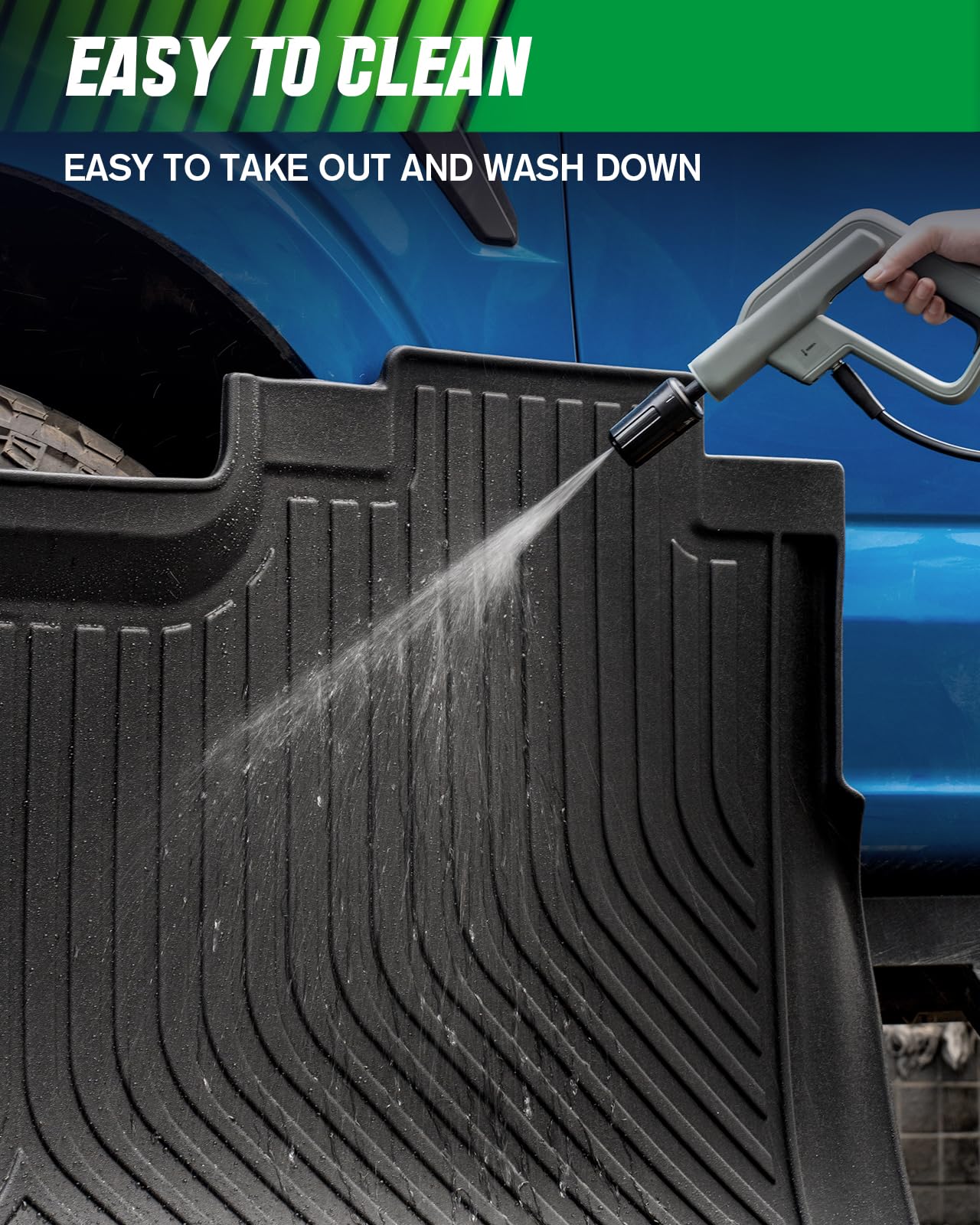 Viwik Floor Mats For Dodge Ram 1500 Crew Cab 2019 2020 2021 2022 2023 2024 (Not For Classic), Tpe Rubber Car Mats All Weather Cu