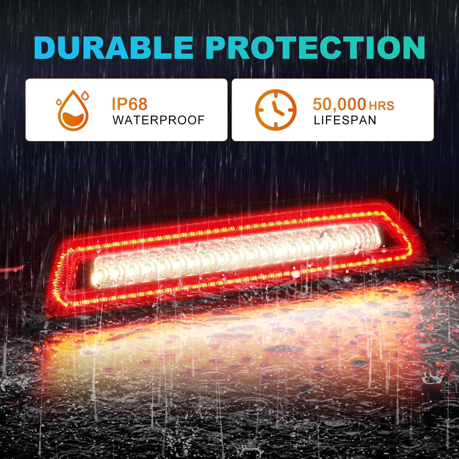 Led 3Rd Brake Light Fit For 2016 2017 2018 2019 2022 2021 2022 2023 Tacoma Limited Sr Sr5 Trd Off-Road Pro Sport, Third Brake Li