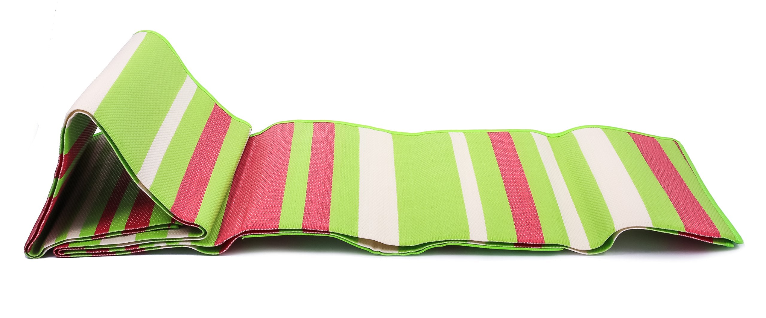 Camco Handy Mat With Strap, Perfect For Picnics, Beaches, Rv And Outings (Green/Red - 60'' X 78'') (42813)