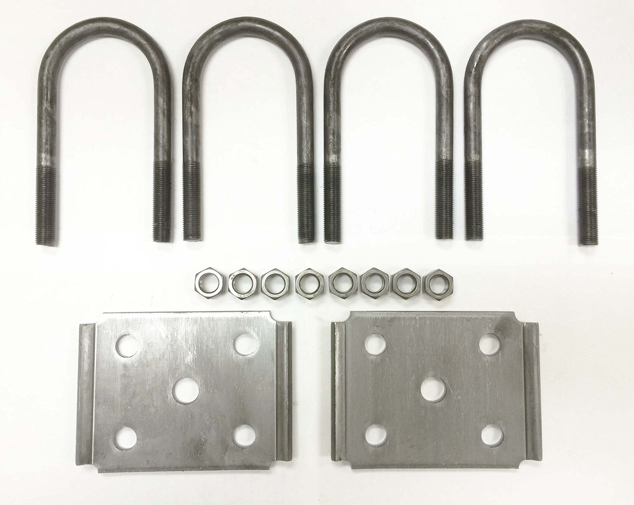 New Trailer U Bolt kit for 3500lbs 2-3/8'' Round Axle 5-1/2'' Long 1/2'' Dia -20079