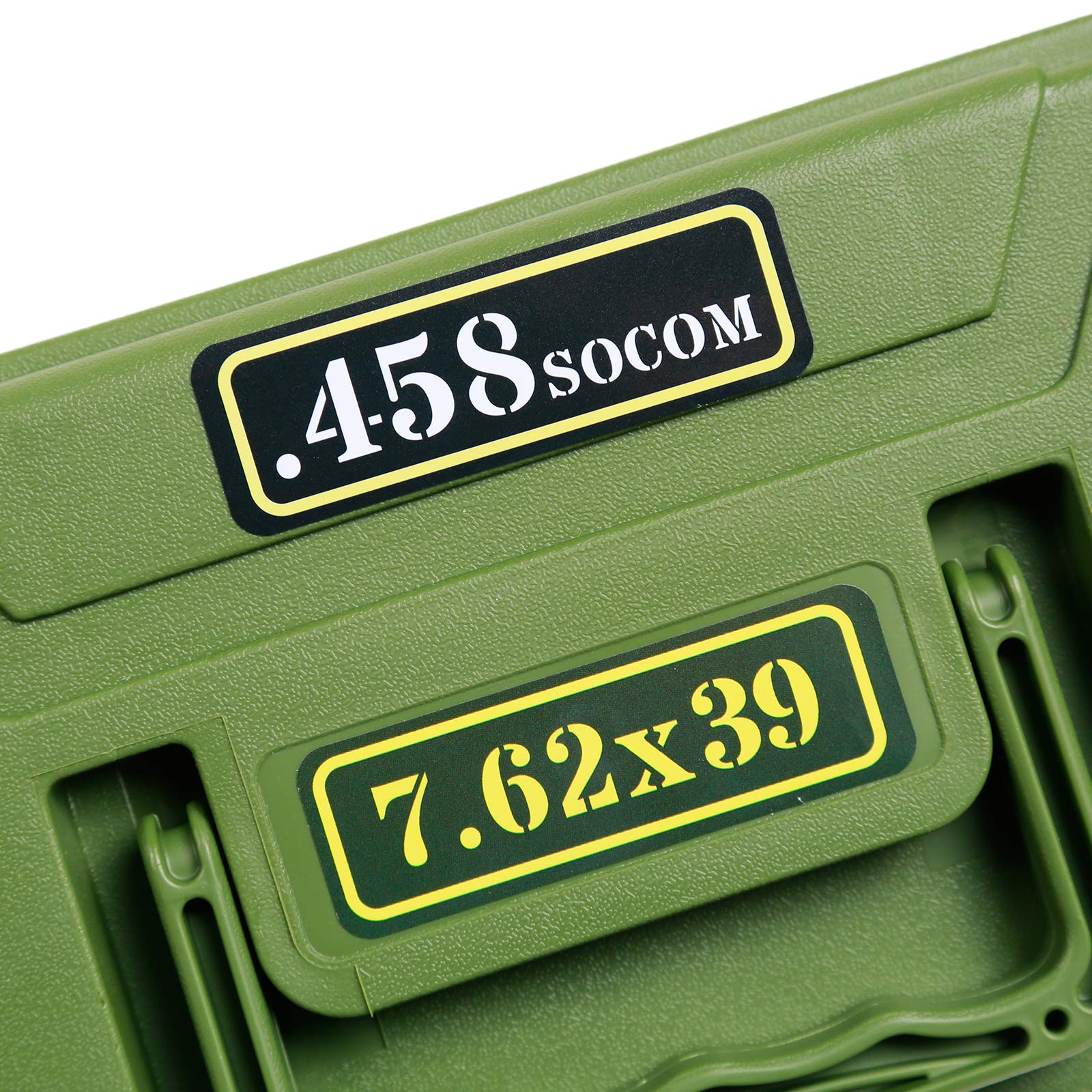 Ammo Can Vinyl Sticker Set Decal Label .410 .44 .45-70 .22 .223 .308 9Mm .380 .45 5.56 7.62 (40 Pack/40 Varieties) Choose Your V
