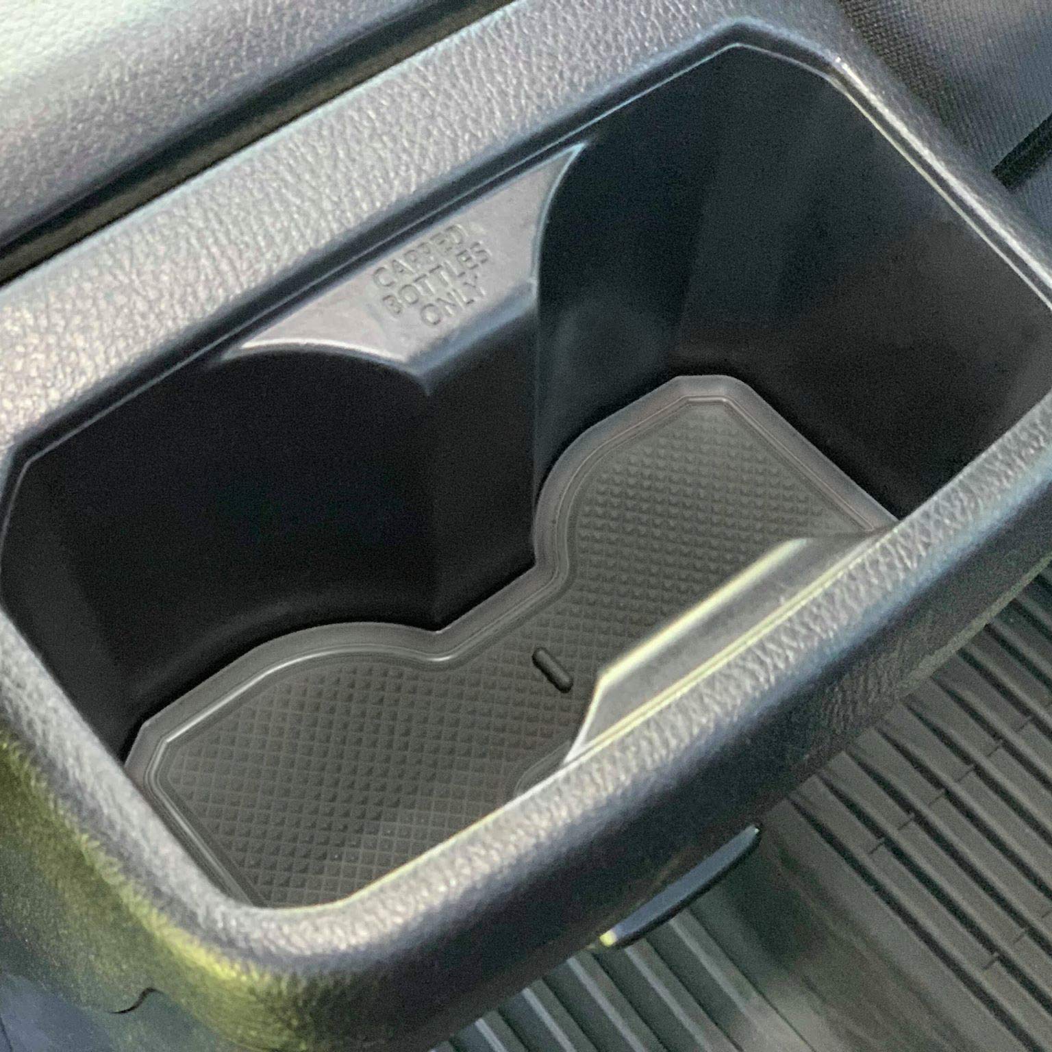 Jdmcar Liner Accessories Compatible With 2023 2022 Toyota Tacoma 2016 2017 2018 2019 2020 2021 Custom Fit Cup And Door Center Console Inserts (Double Cab,Gray Trim)