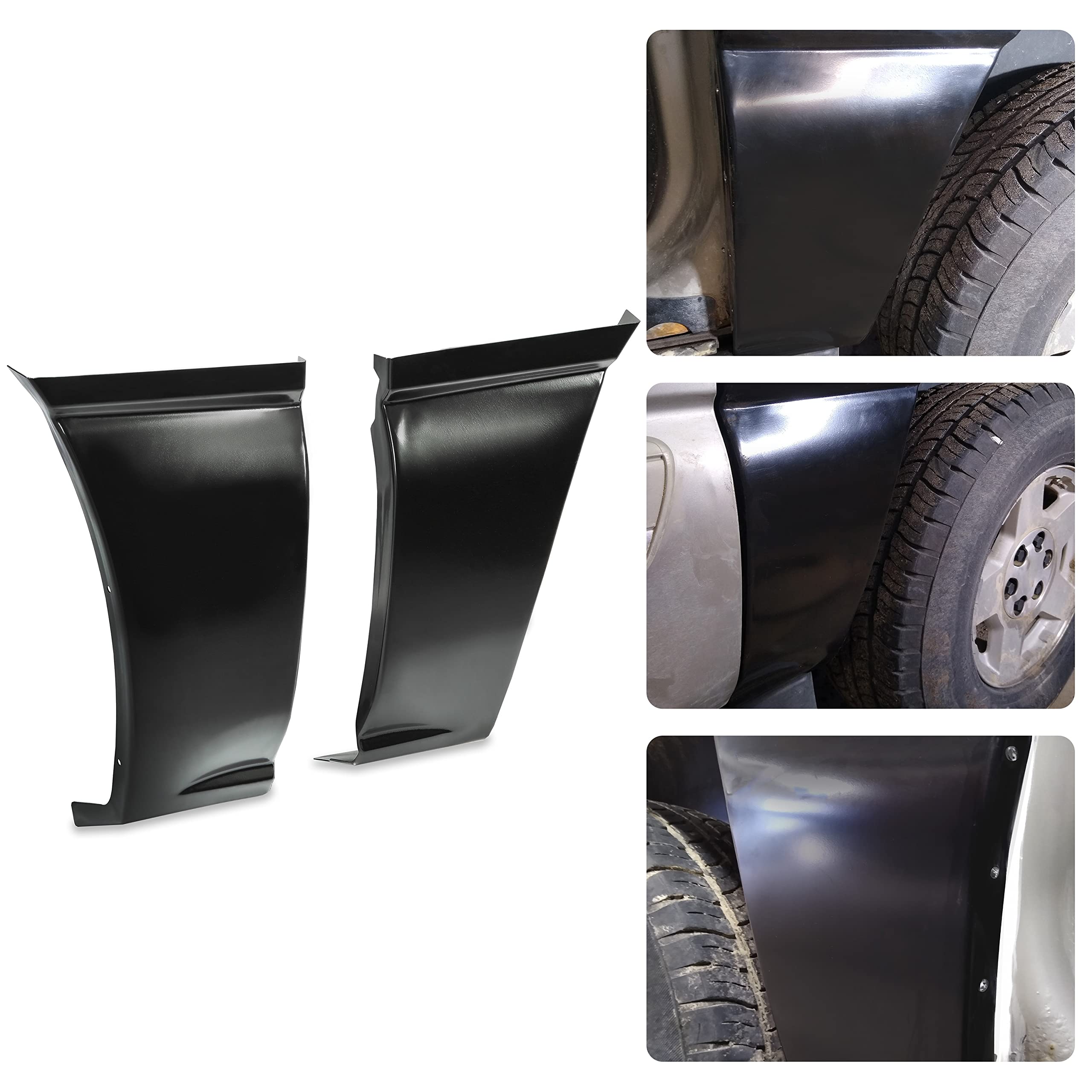 HECASA Pair Front Lower Quarter Panel Repairment Compatible with 2000-2006 Chevy Suburban Yukon XL Left Side Driver Side Right S