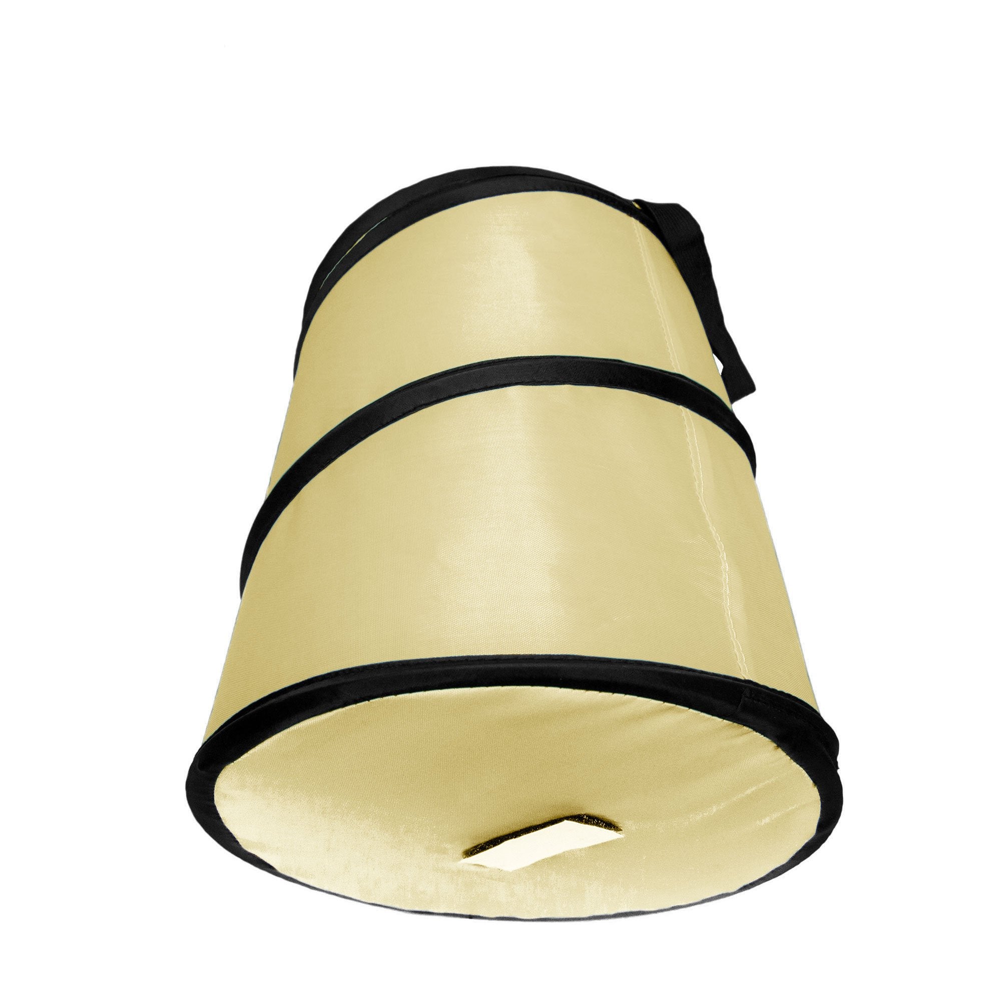 FH Group Automotive Waterproof Portable Collapsible Large Can Garbage Container fits Most Cars,Polyethylene, SUVs, and Trucks Beige Trash