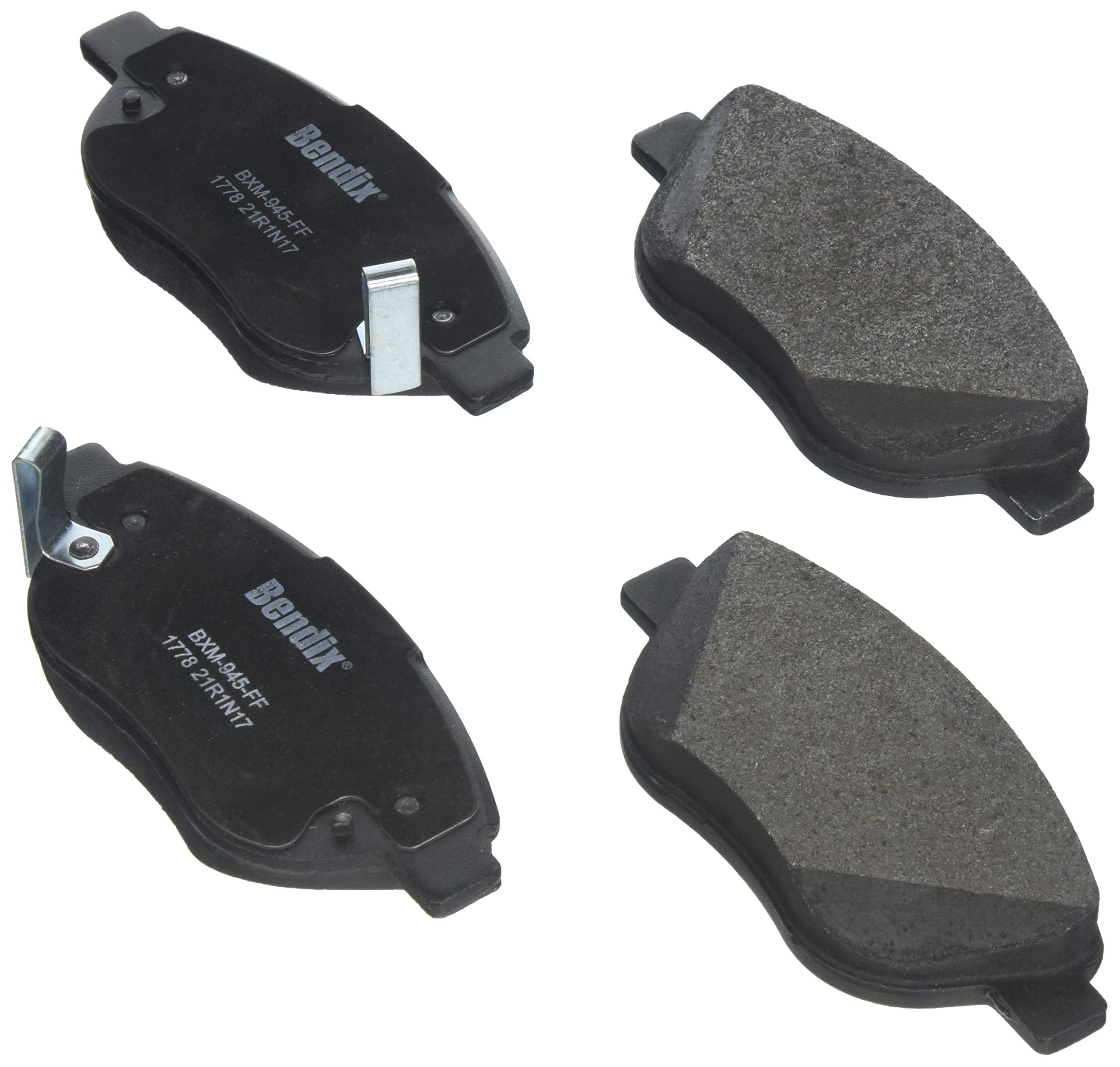 Bendix Priority1 Cfm1778 Semi-Metallic Front Brake Pads For Fiat 500 2018-2012, Linea 2011, Peugeot 307 2010-2008